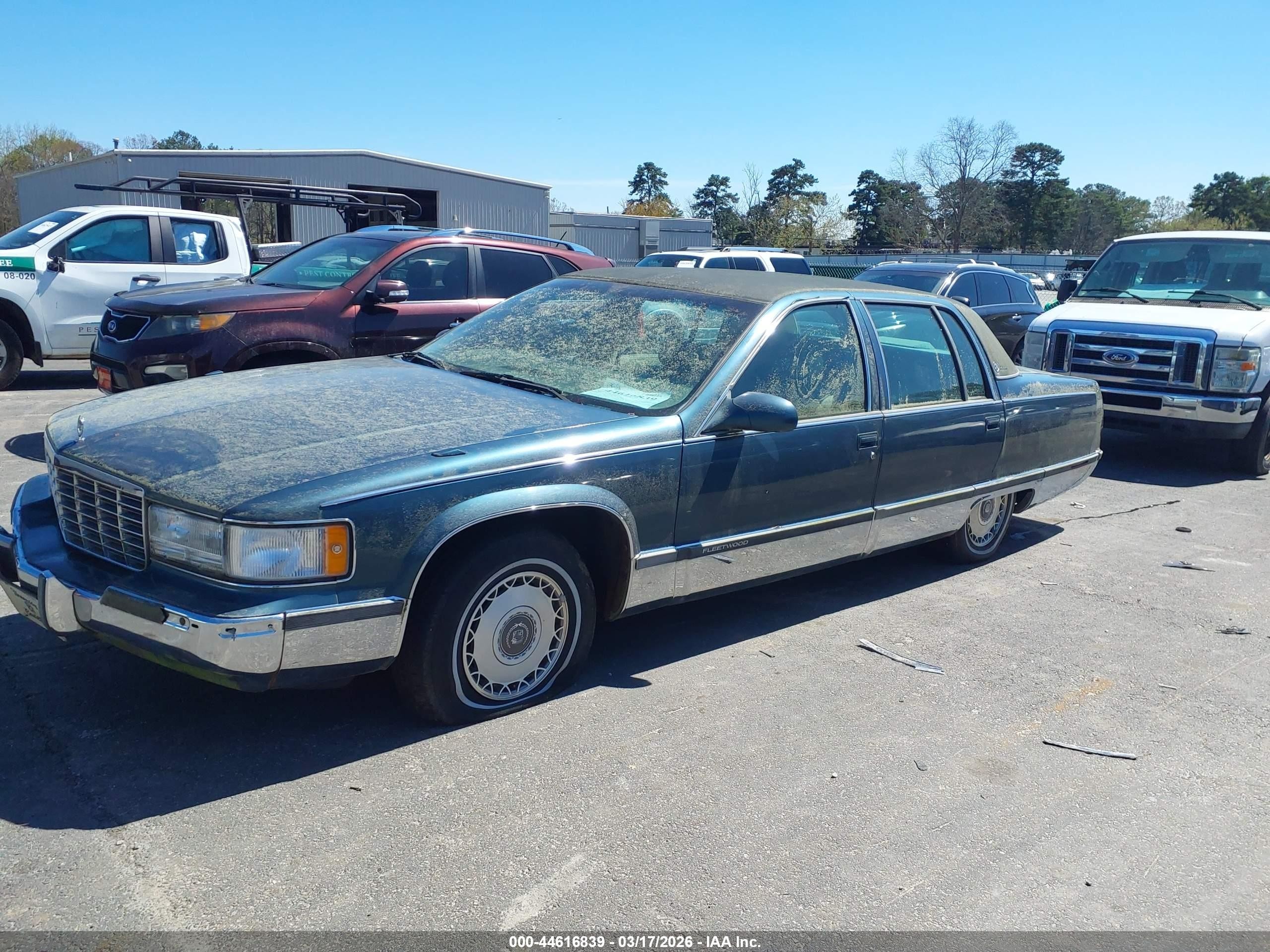 1996 Cadillac Fleetwood Brougham Blue vin: 1G6DW52PXTR713904