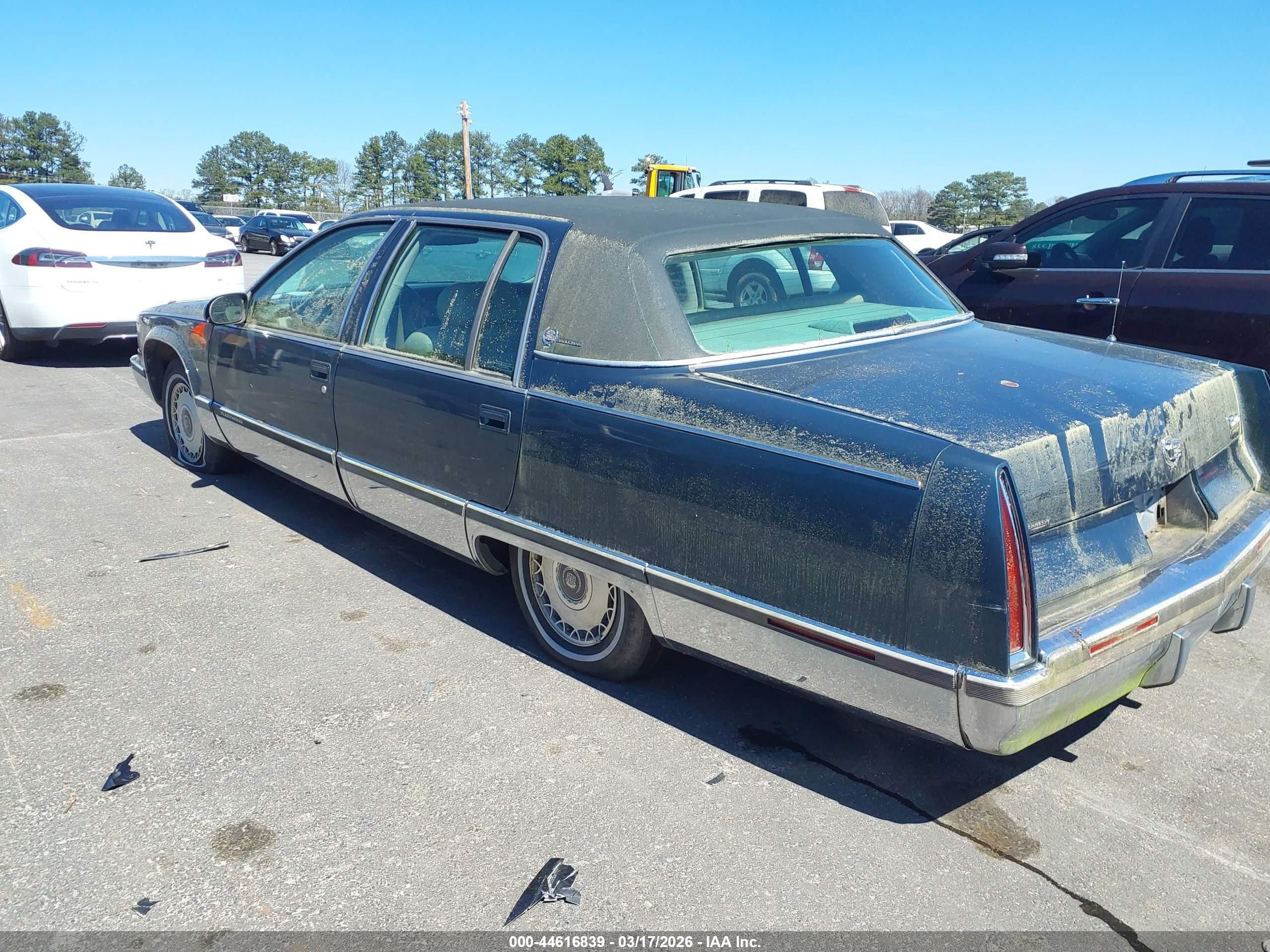 1996 Cadillac Fleetwood Brougham Blue vin: 1G6DW52PXTR713904