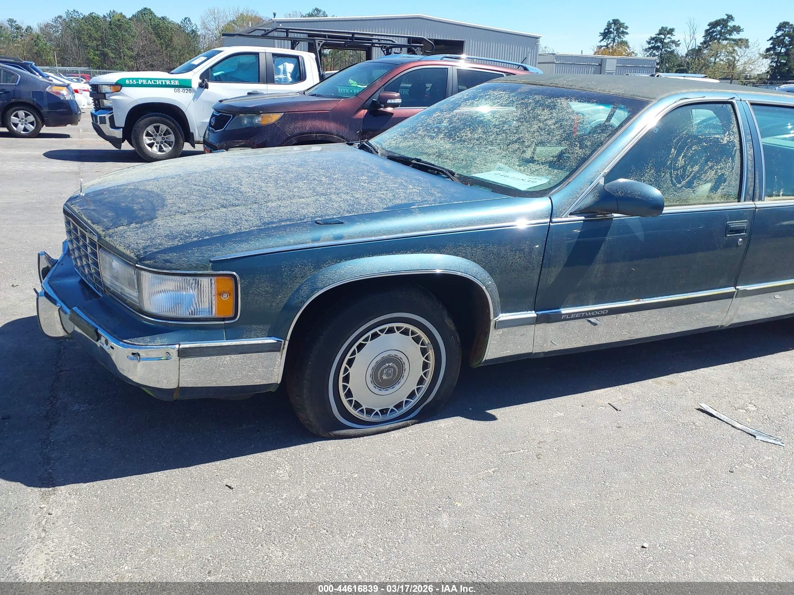 1996 Cadillac Fleetwood Brougham Blue vin: 1G6DW52PXTR713904