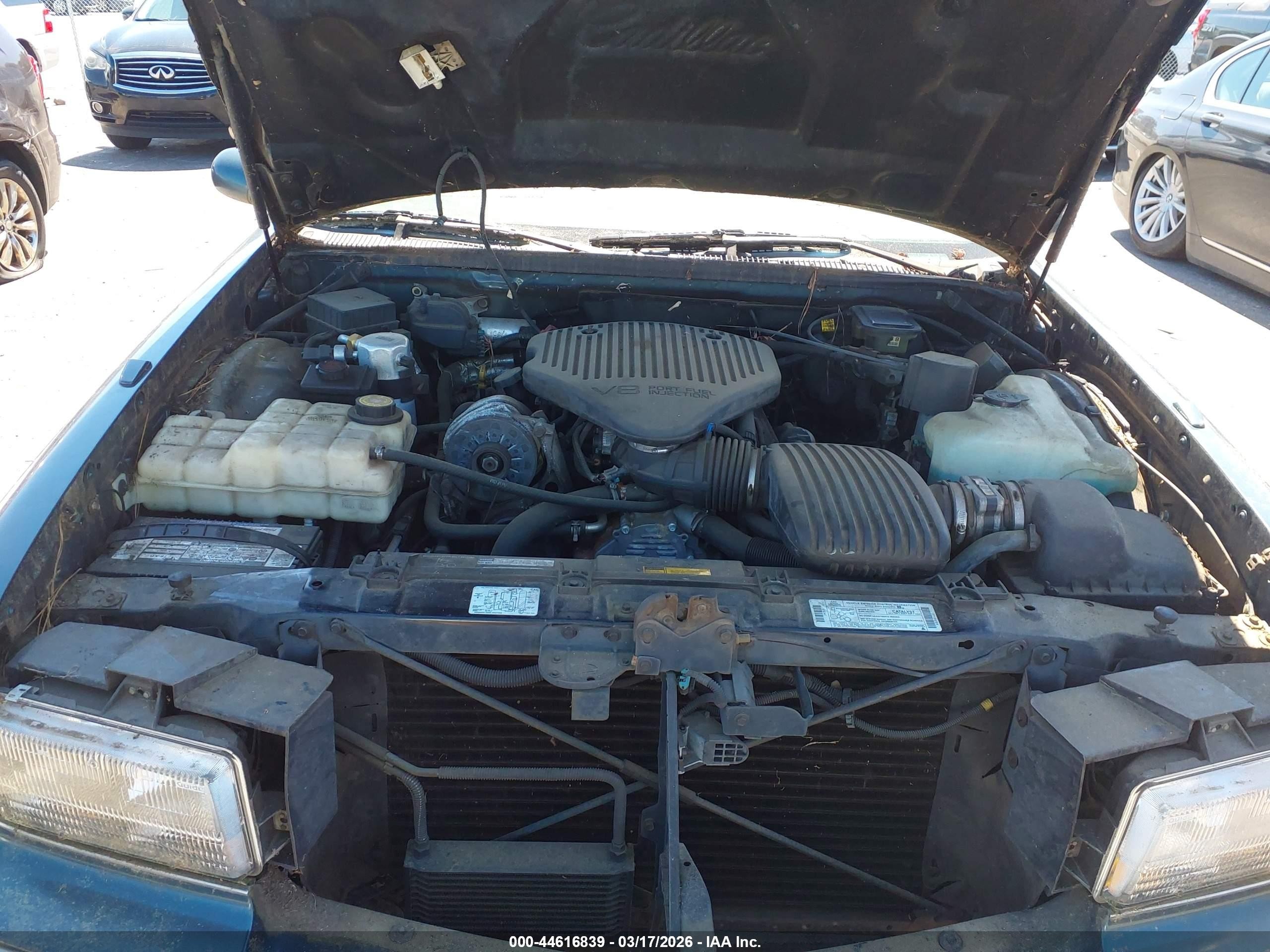 1996 Cadillac Fleetwood Brougham Blue vin: 1G6DW52PXTR713904
