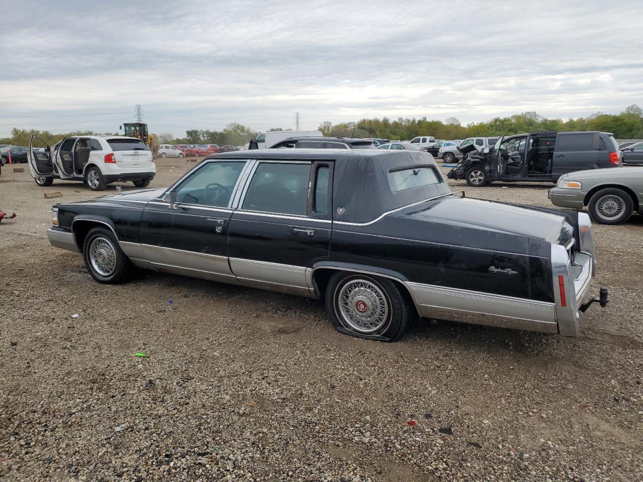 1990 Cadillac Brougham Черный vin: 1G6DW5472LR731634