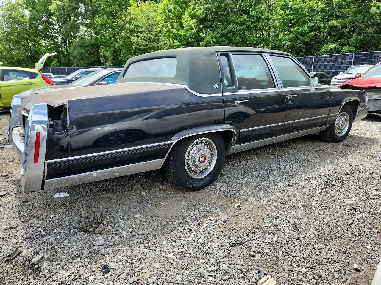 1990 Cadillac Brougham Gray vin: 1G6DW5473LR723199