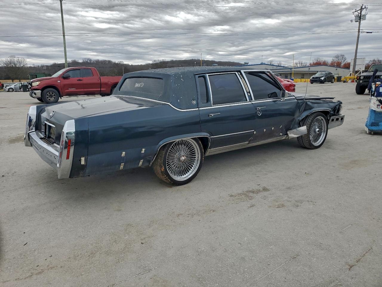 1990 Cadillac Brougham Синий vin: 1G6DW5476LR733645