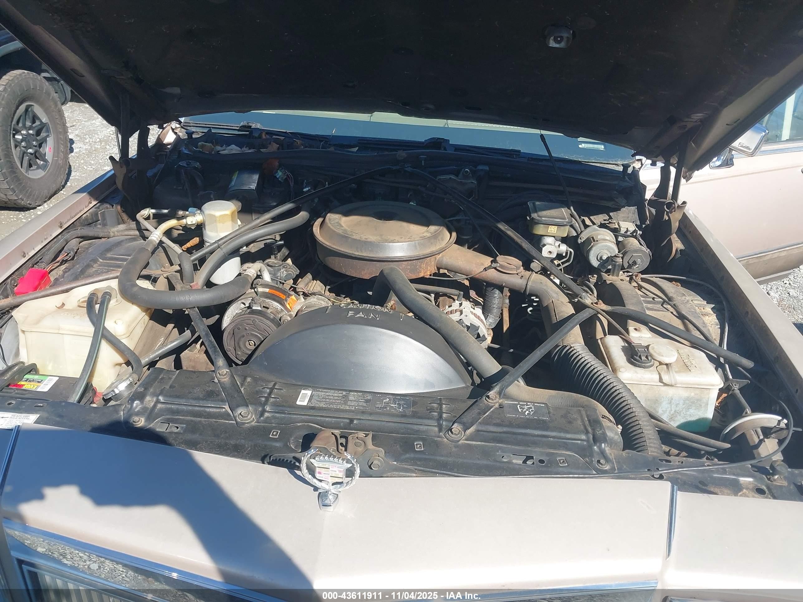 1991 Cadillac Brougham   Желто-коричневый vin: 1G6DW5476MR708620