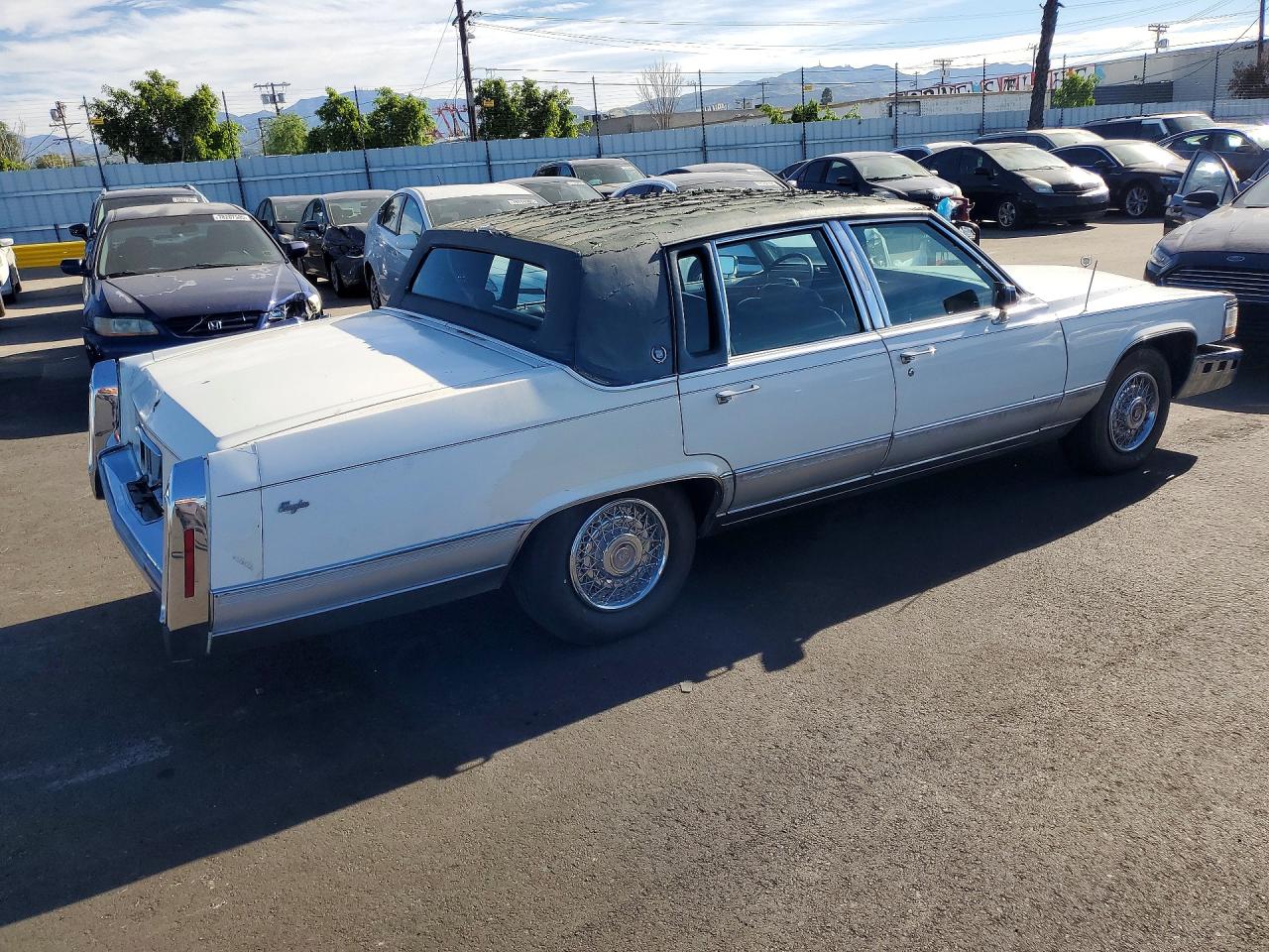 1991 Cadillac Brougham Белый vin: 1G6DW5477MR708867