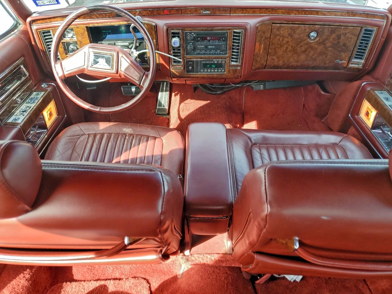 1991 Cadillac Brougham Burgundy vin: 1G6DW5477MR726947