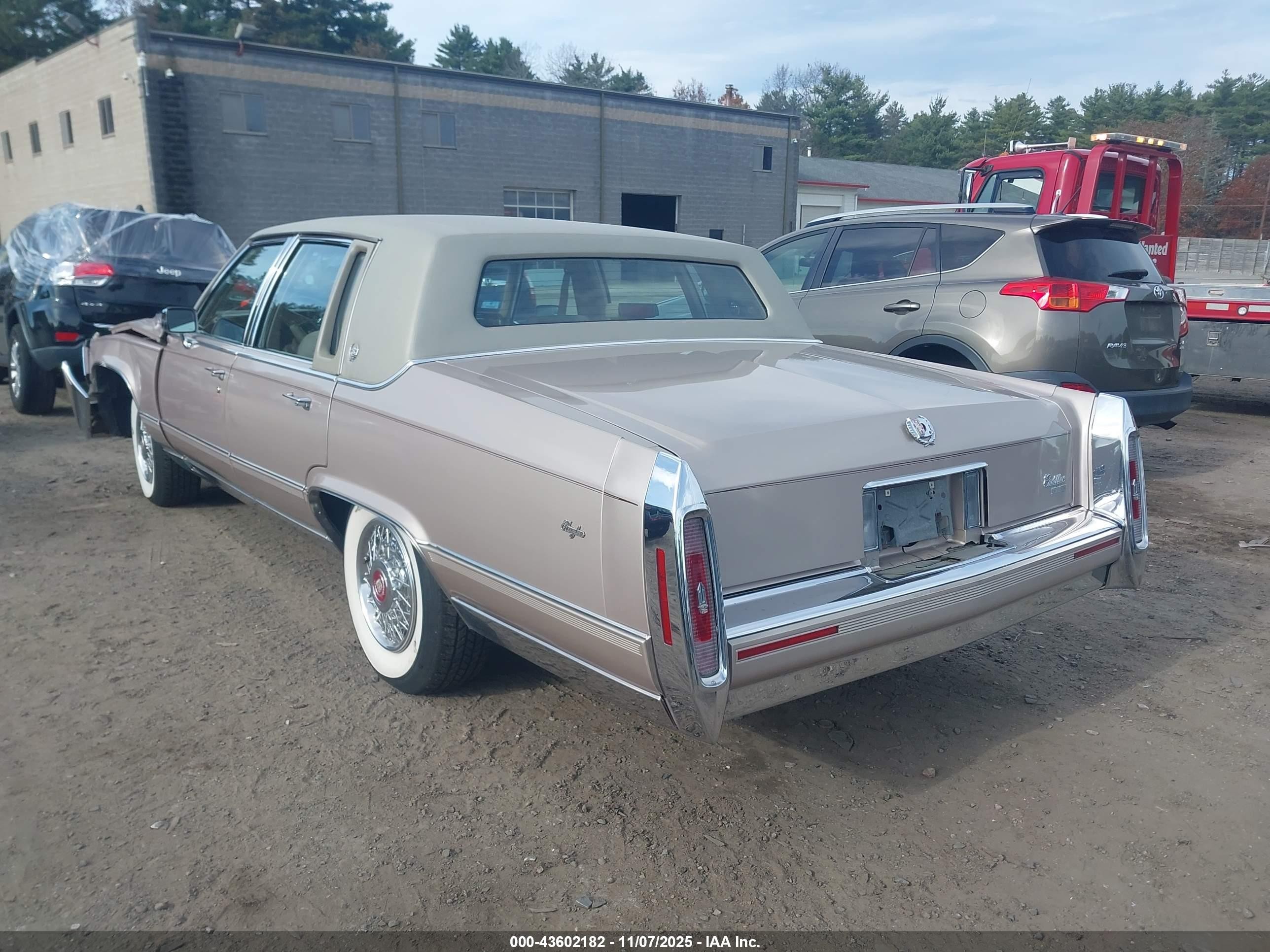 1991 Cadillac Brougham   Beige vin: 1G6DW5478MR722700