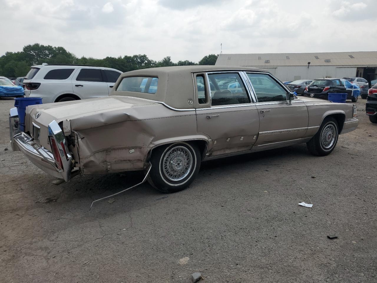 1991 Cadillac Brougham Бежевый vin: 1G6DW54E7MR717745
