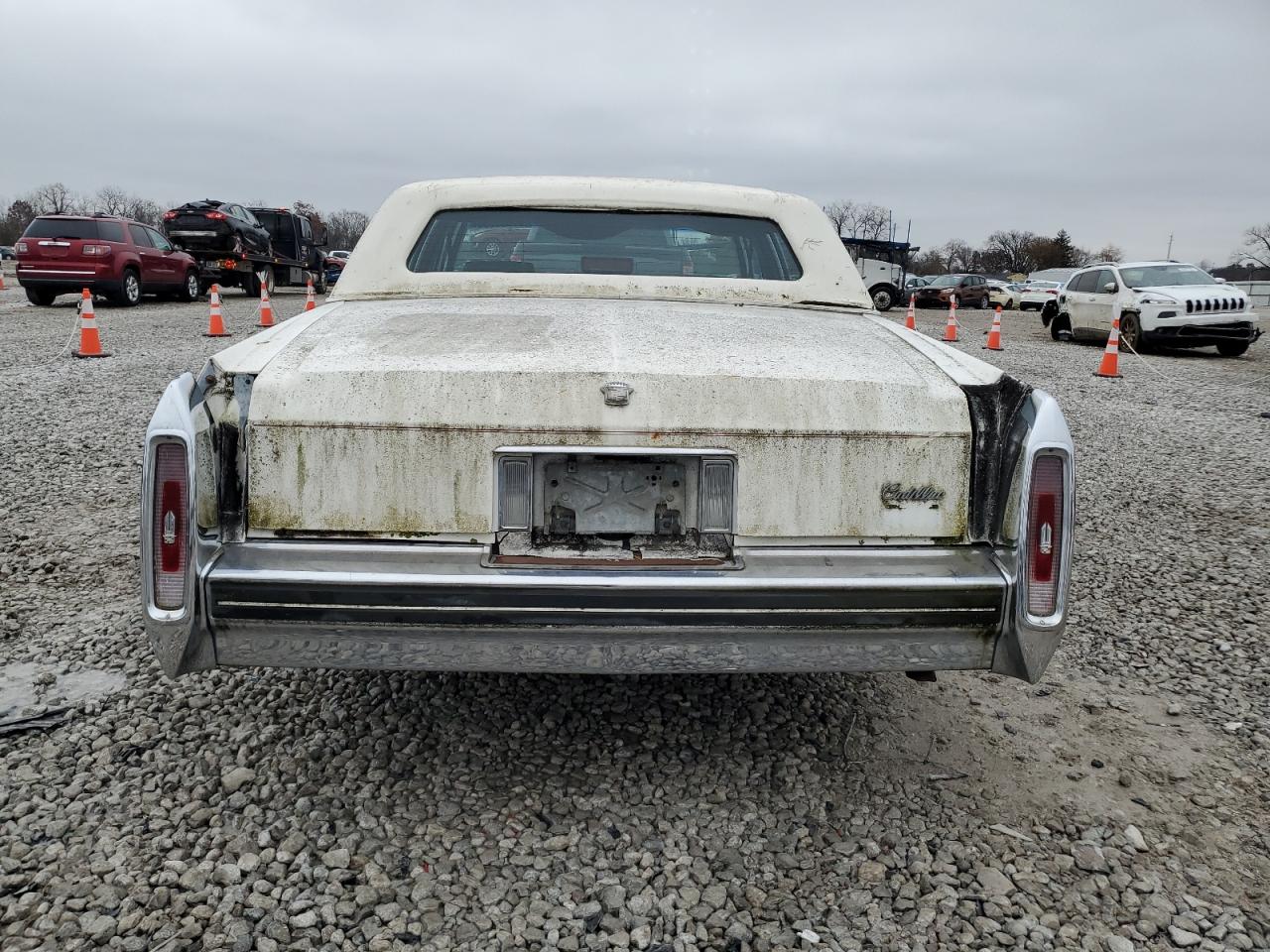 1990 Cadillac Brougham Белый vin: 1G6DW54Y3LR703463
