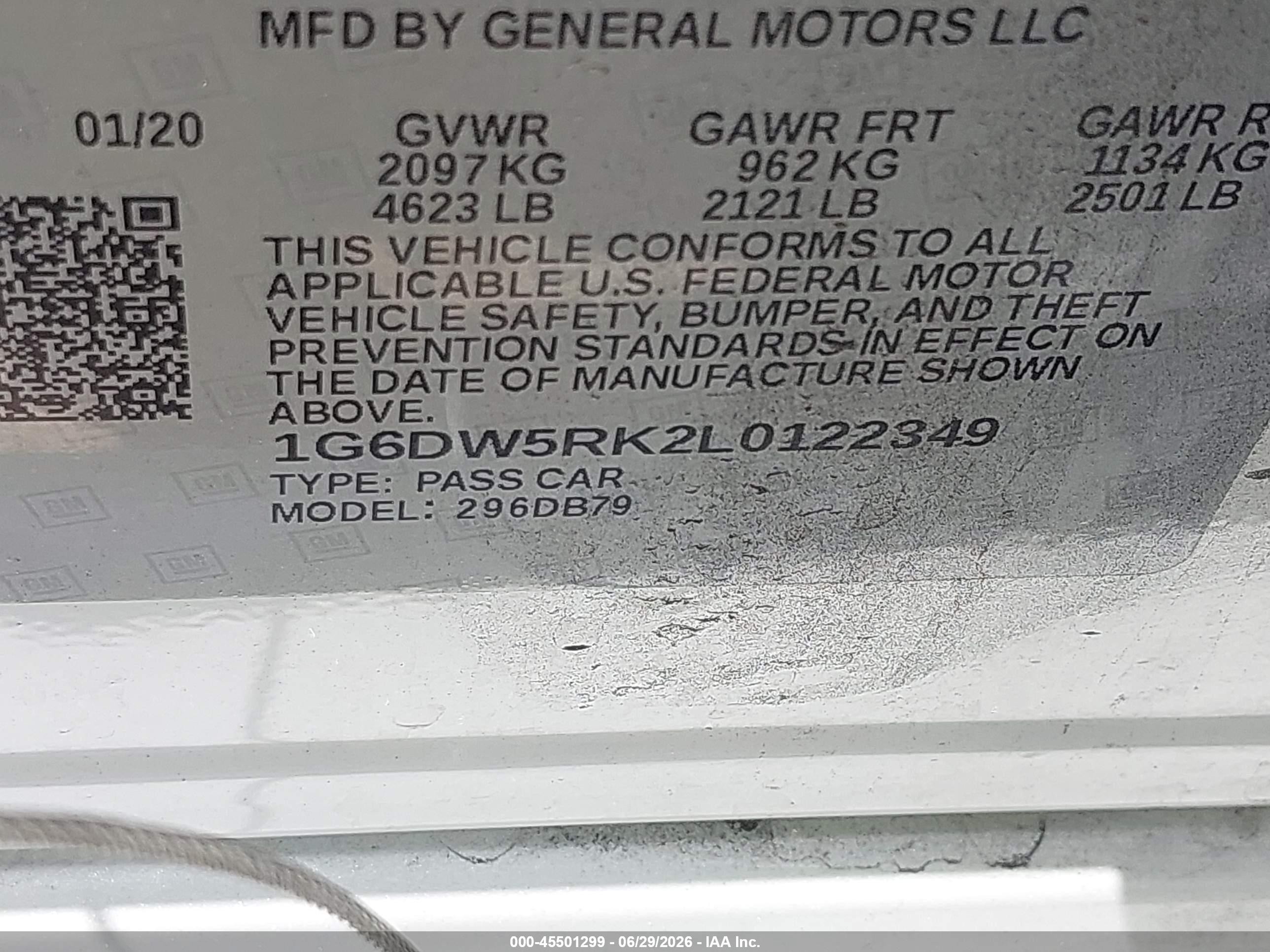 2020 Cadillac Ct5 Luxury White vin: 1G6DW5RK2L0122349