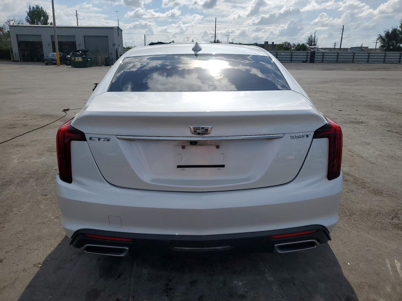 2021 Cadillac Ct5 Luxury White vin: 1G6DW5RK4M0125514