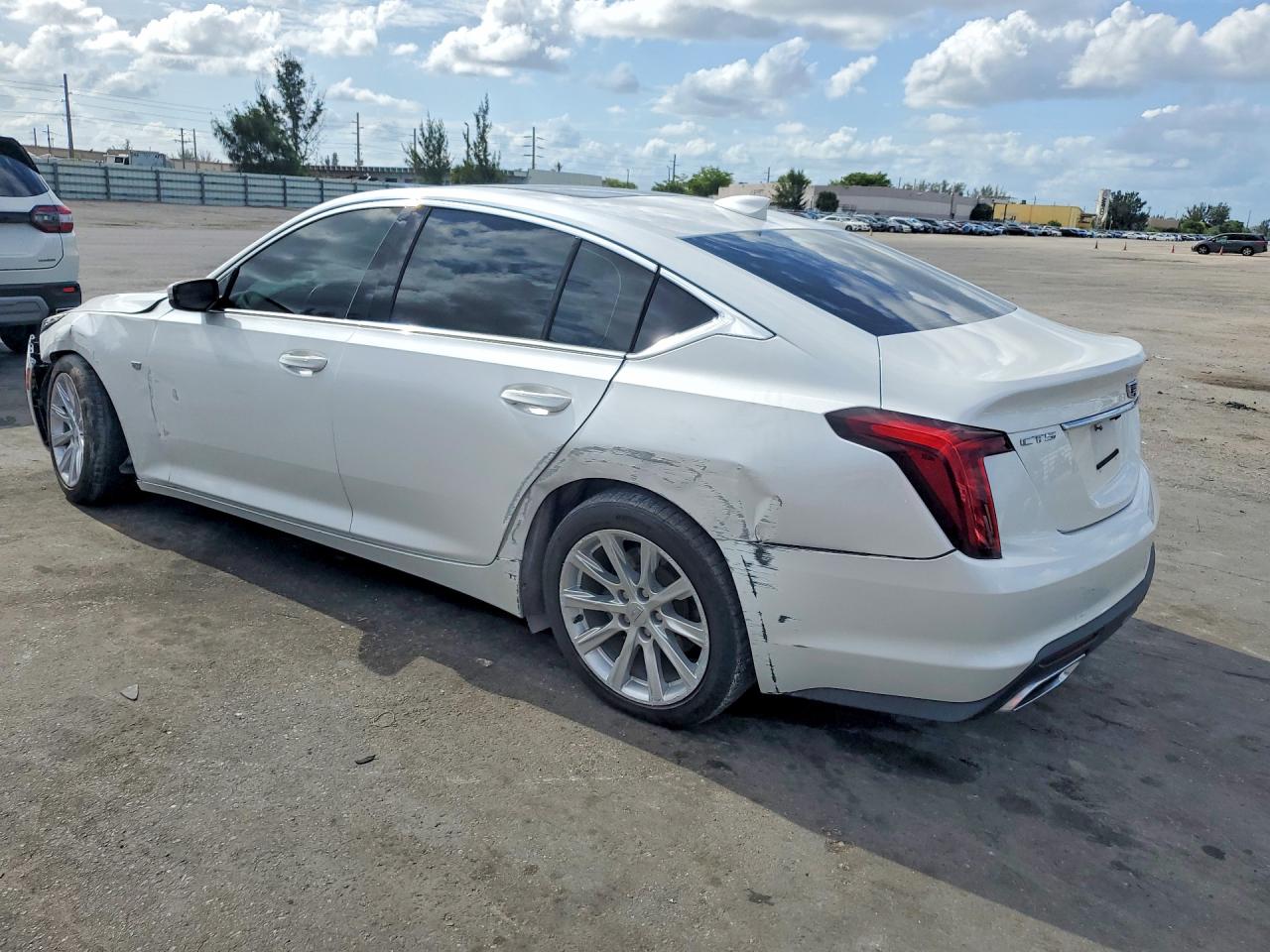 2021 Cadillac Ct5 Luxury White vin: 1G6DW5RK4M0125514