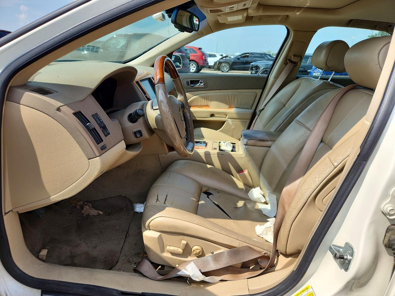 2006 Cadillac Sts White vin: 1G6DW677060220370