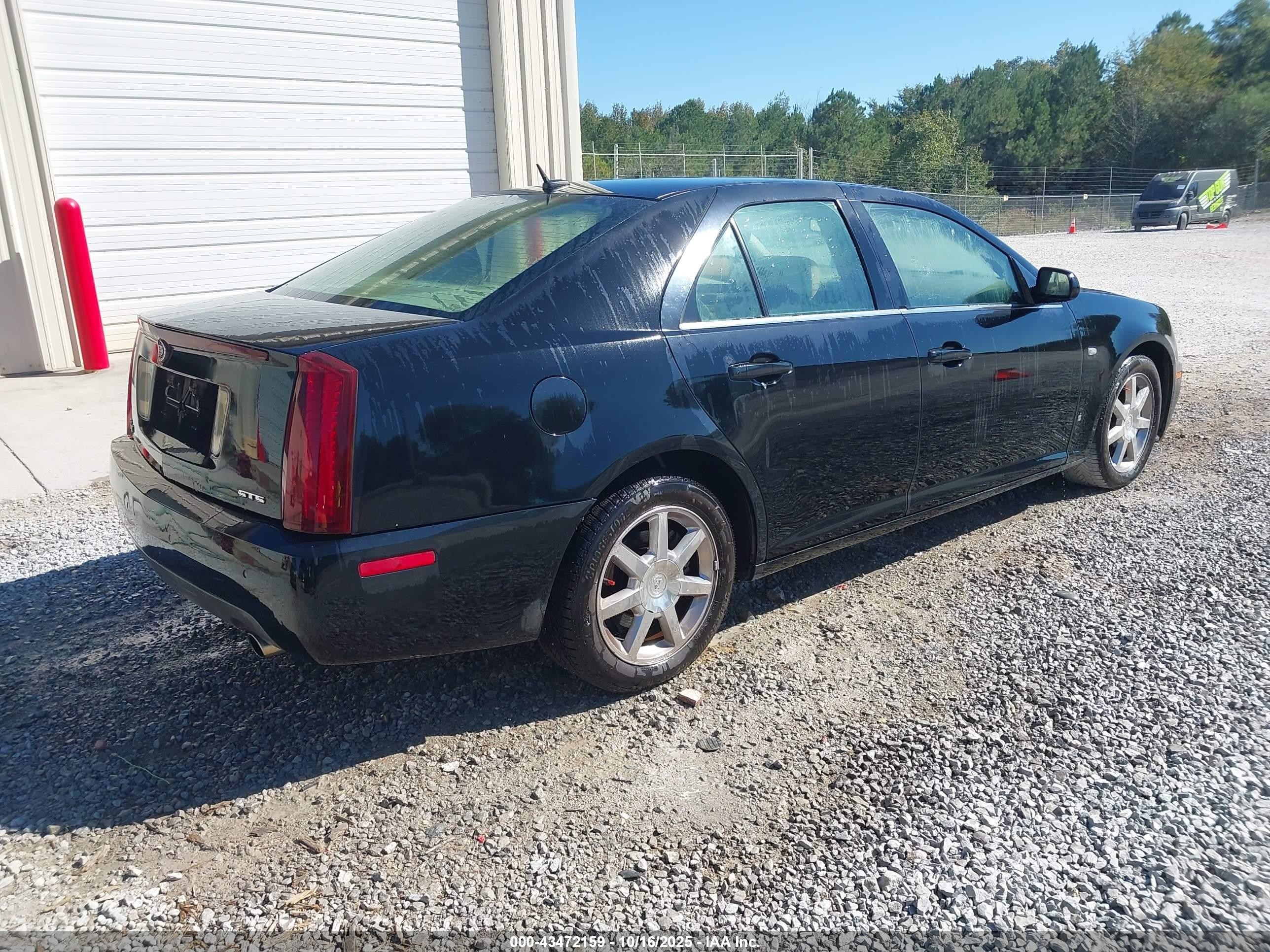 2007 Cadillac Sts V6 Black vin: 1G6DW677070130167