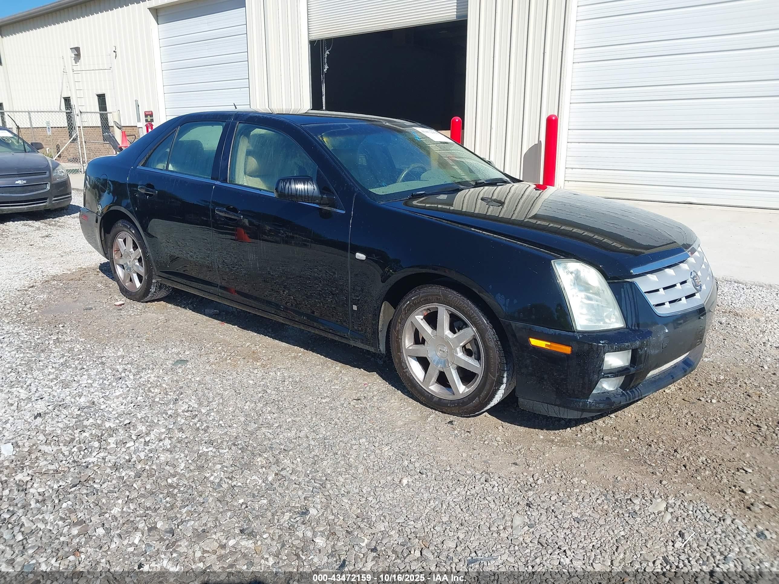 2007 Cadillac Sts V6 Black vin: 1G6DW677070130167