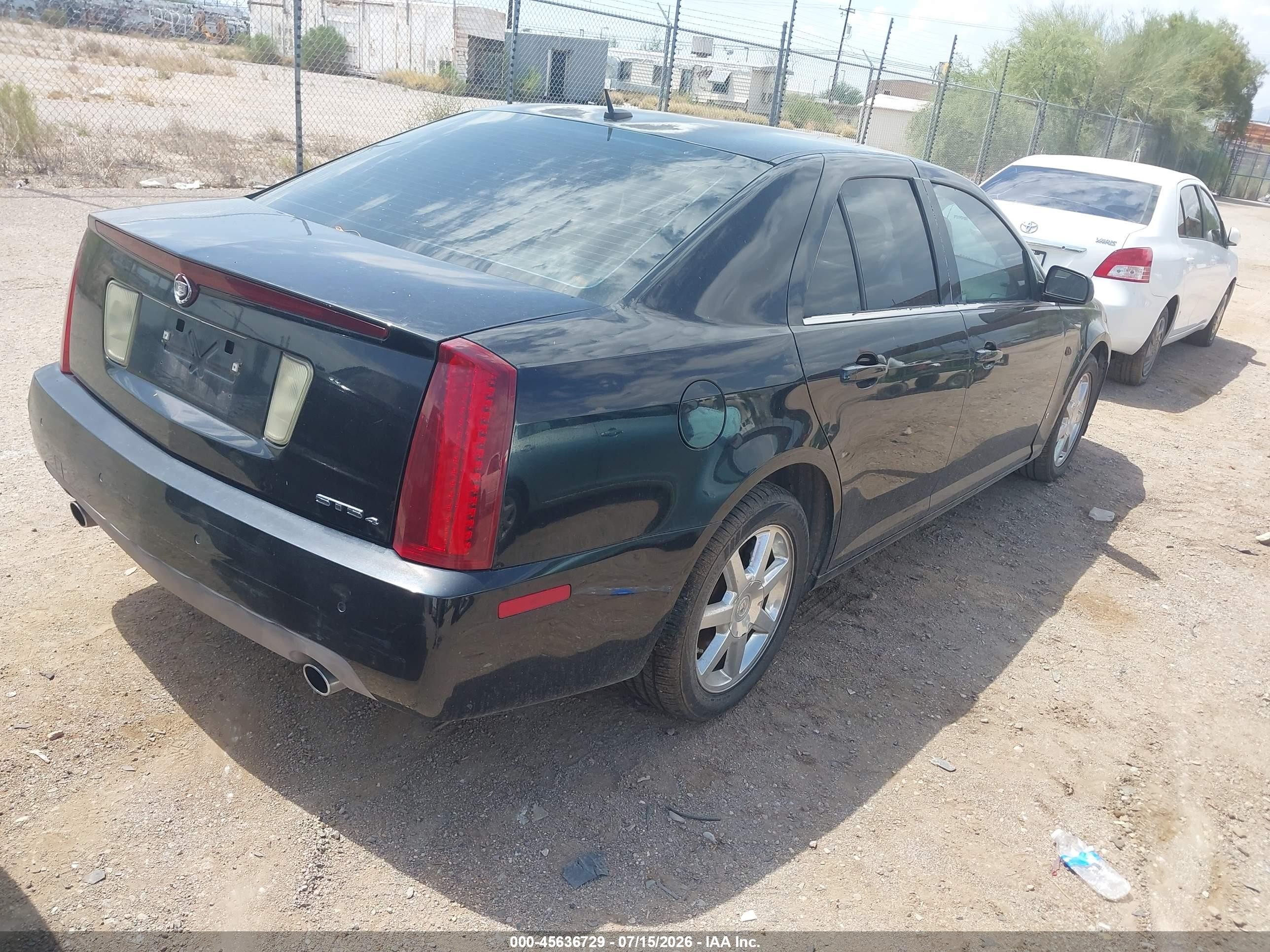 2007 Cadillac Sts V6 Black vin: 1G6DW677070170751