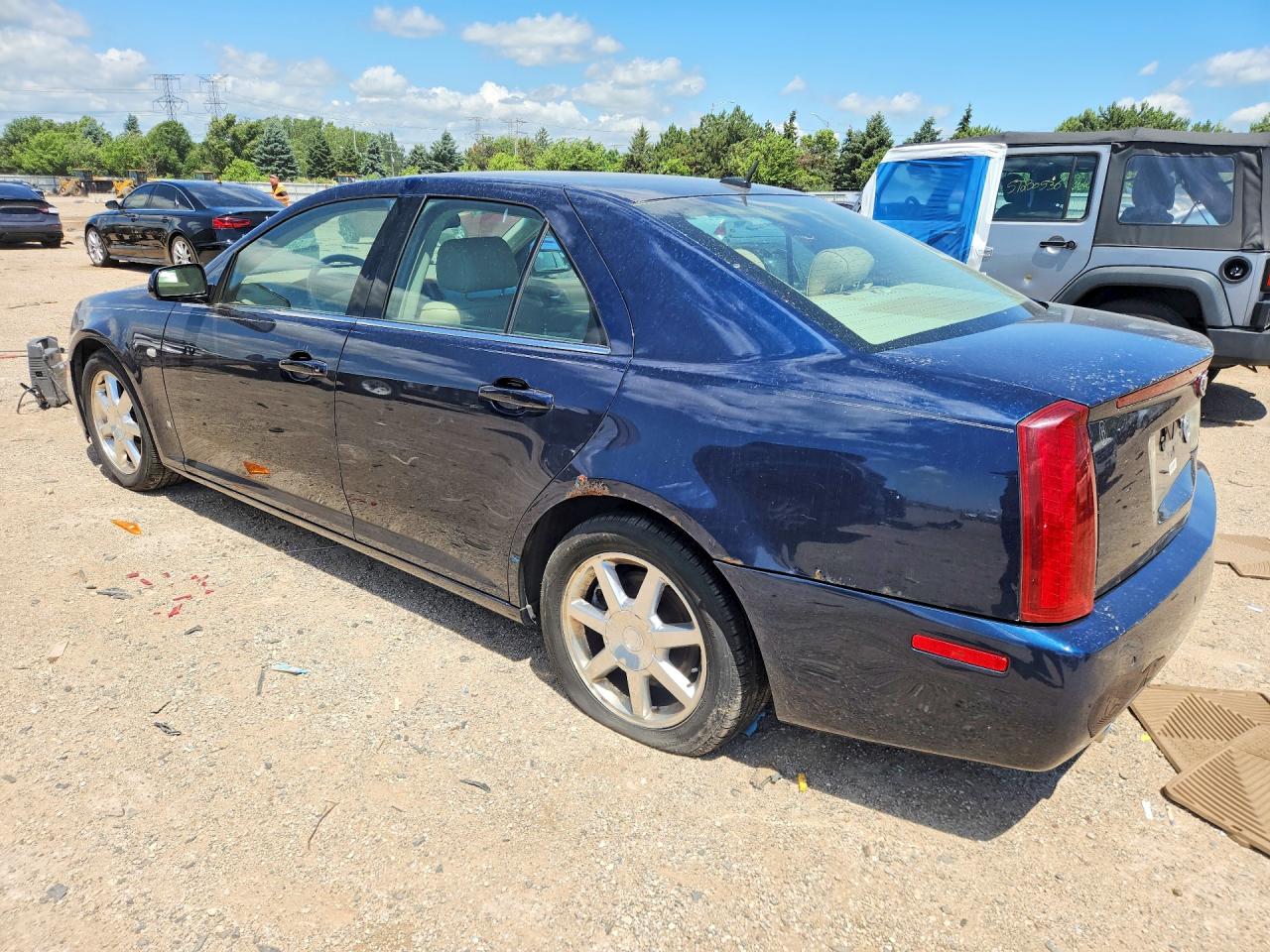 2006 Cadillac Sts Blue vin: 1G6DW677160220829