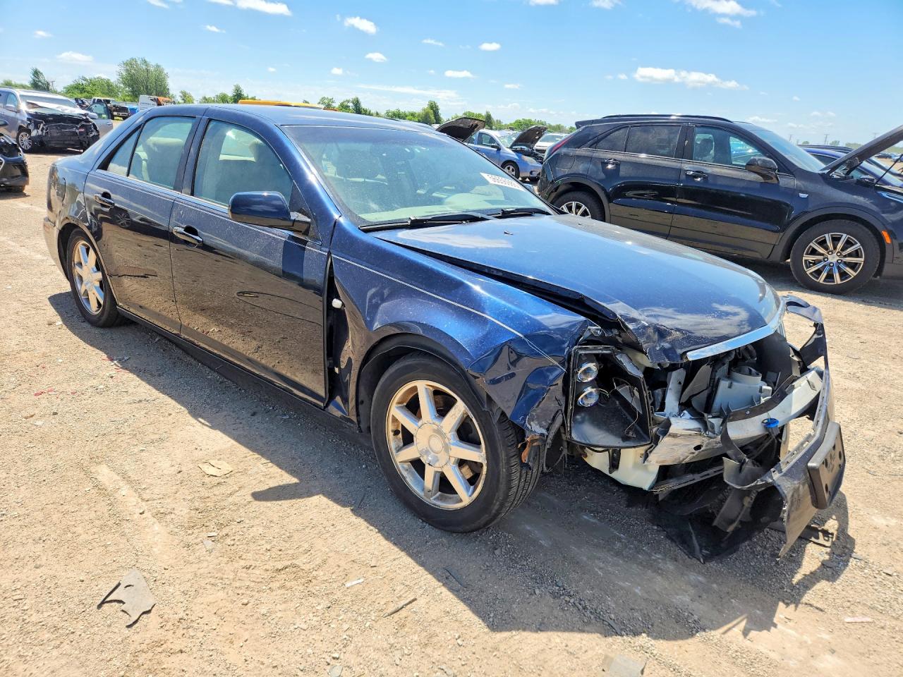 2006 Cadillac Sts Blue vin: 1G6DW677160220829