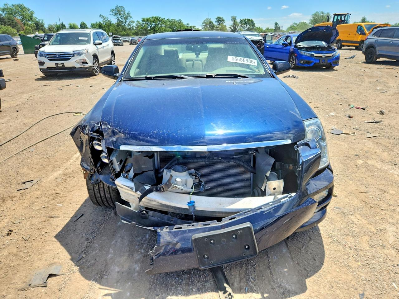 2006 Cadillac Sts Blue vin: 1G6DW677160220829