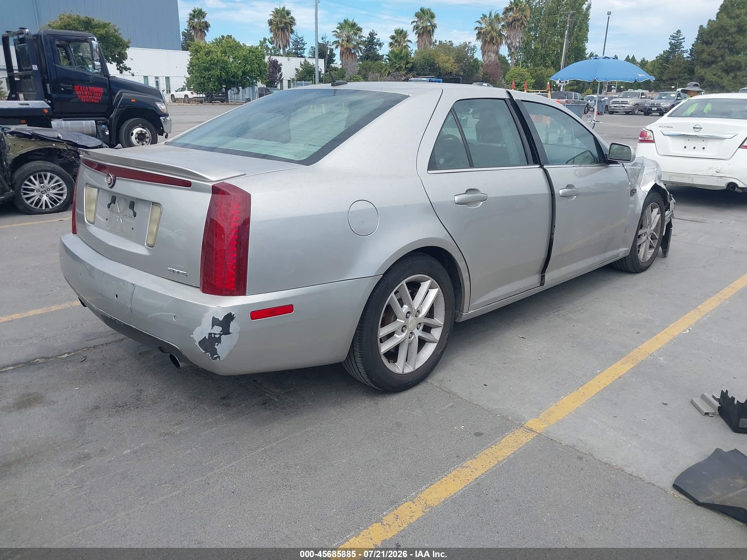 2006 Cadillac Sts V6 Silver vin: 1G6DW677260116883