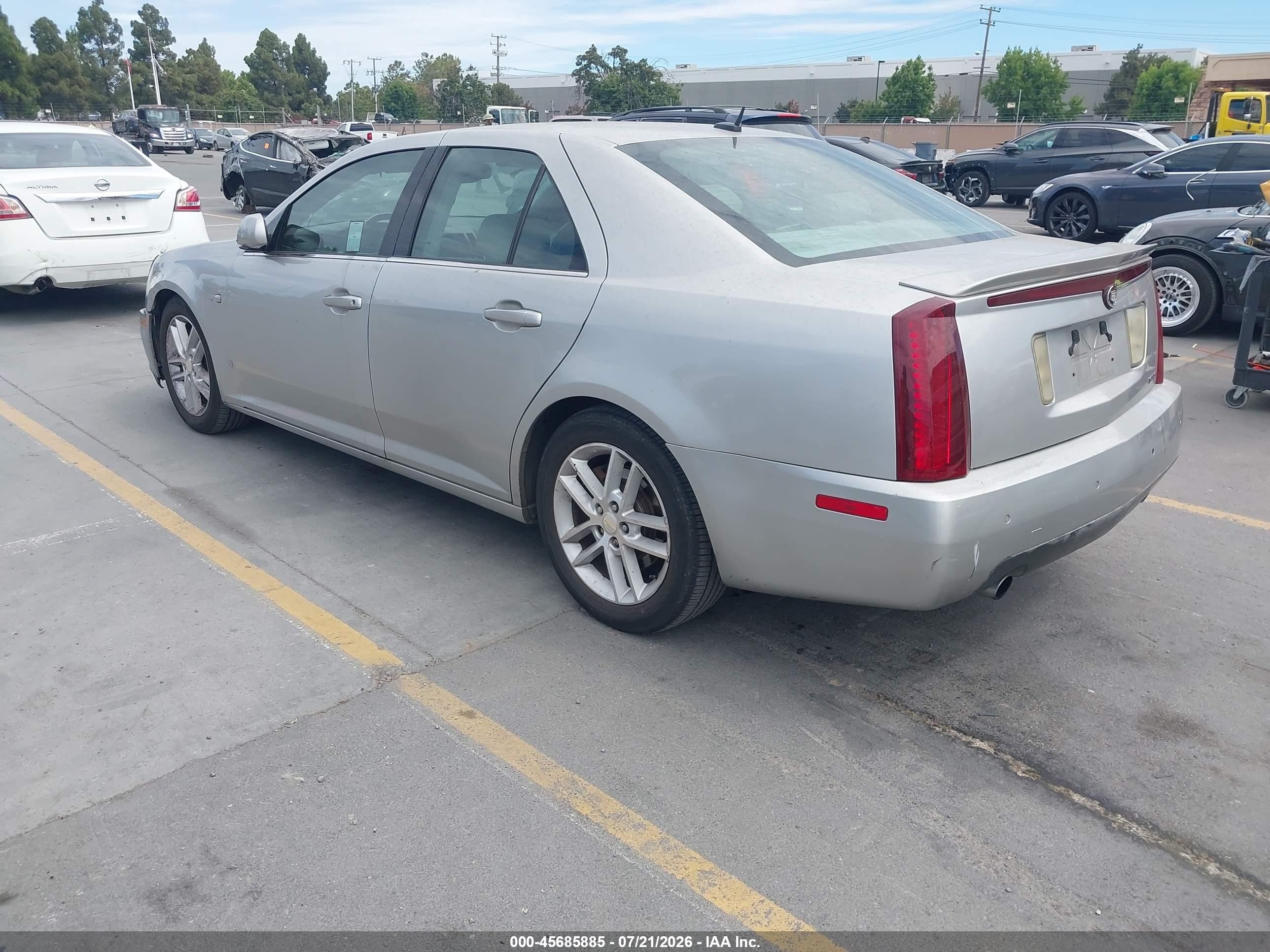 2006 Cadillac Sts V6 Silver vin: 1G6DW677260116883