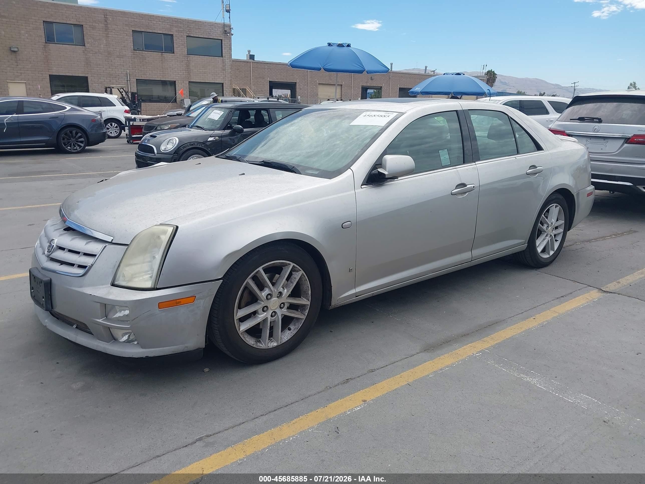 2006 Cadillac Sts V6 Silver vin: 1G6DW677260116883