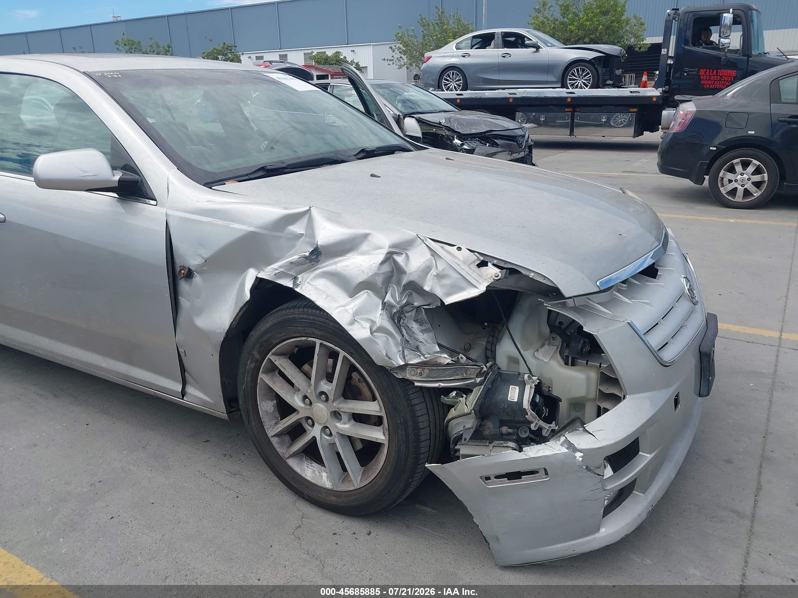 2006 Cadillac Sts V6 Silver vin: 1G6DW677260116883