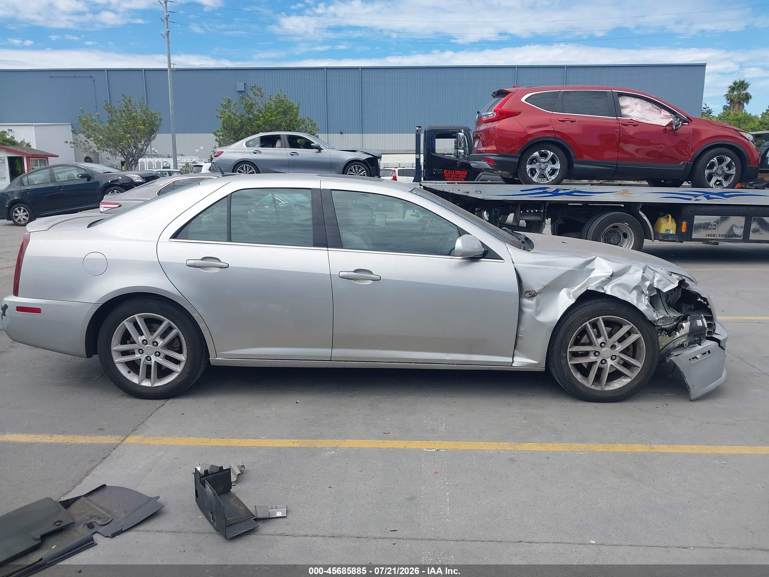 2006 Cadillac Sts V6 Silver vin: 1G6DW677260116883