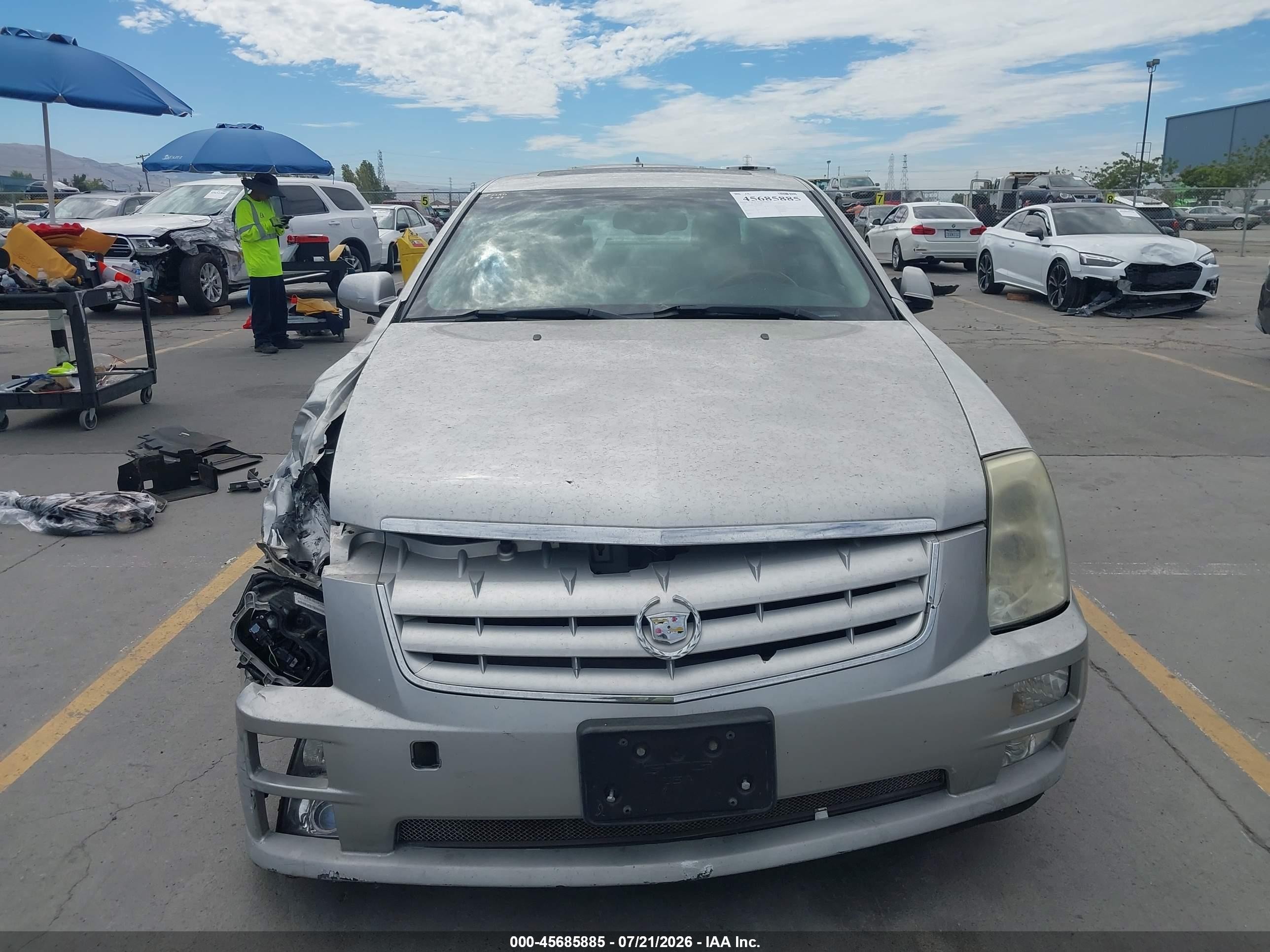 2006 Cadillac Sts V6 Silver vin: 1G6DW677260116883