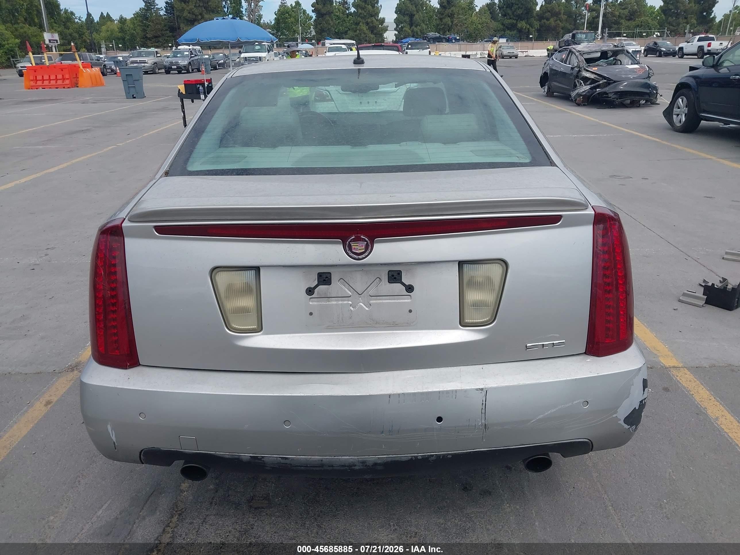 2006 Cadillac Sts V6 Silver vin: 1G6DW677260116883