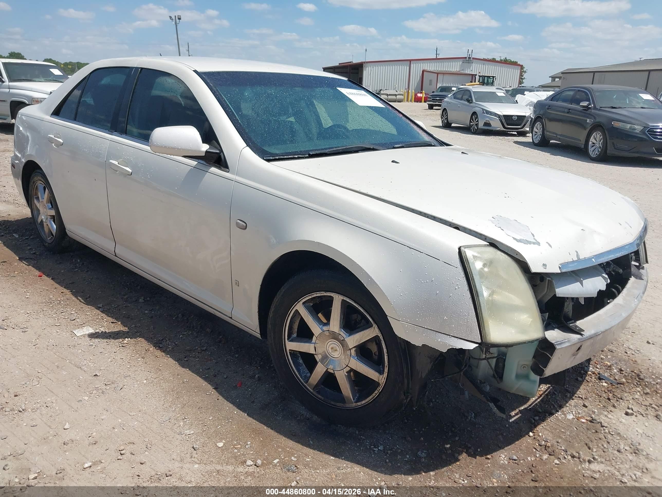 2007 Cadillac Sts V6 White vin: 1G6DW677270195280