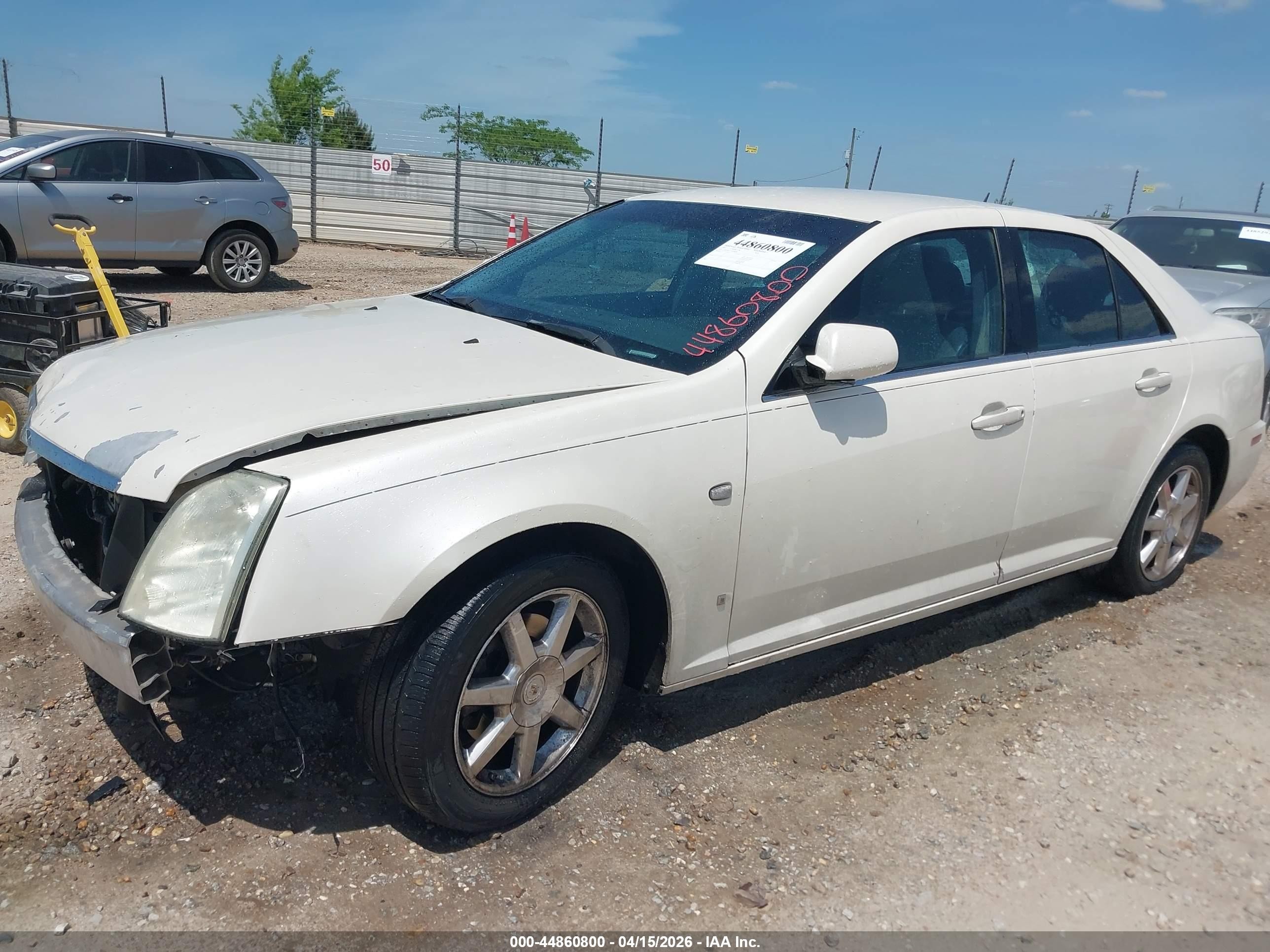 2007 Cadillac Sts V6 White vin: 1G6DW677270195280