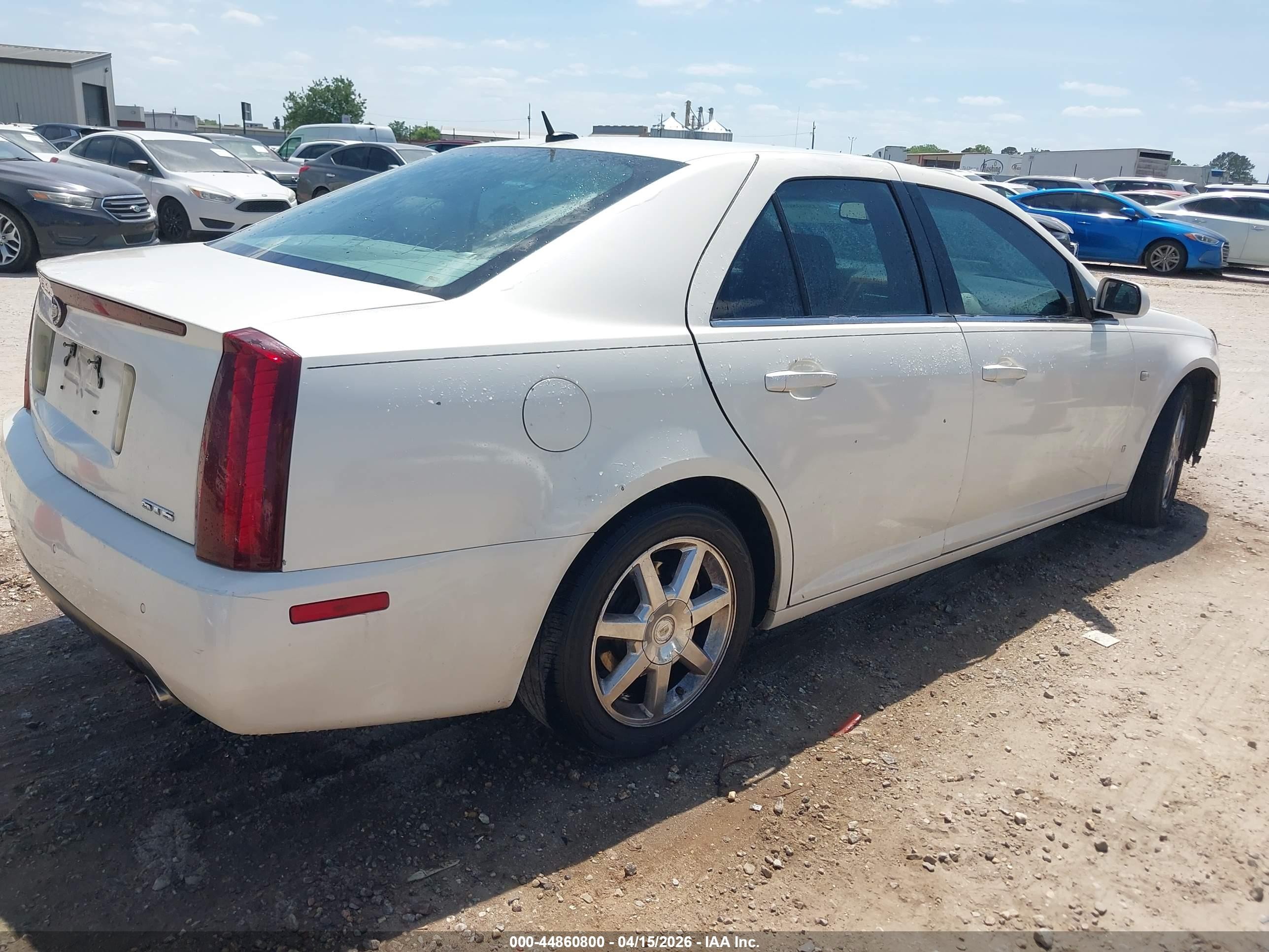 2007 Cadillac Sts V6 White vin: 1G6DW677270195280