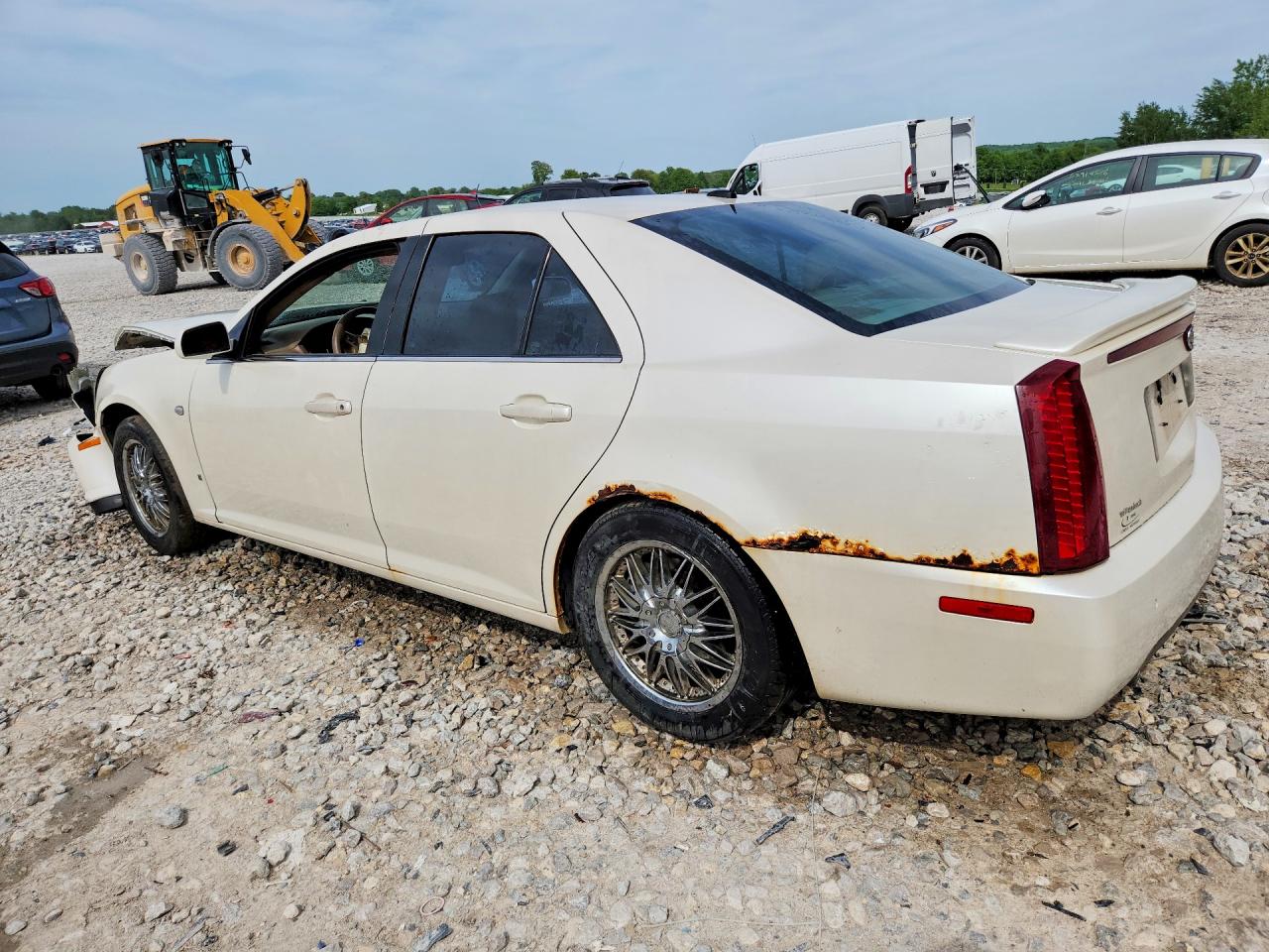 2007 Cadillac Sts White vin: 1G6DW677370136044