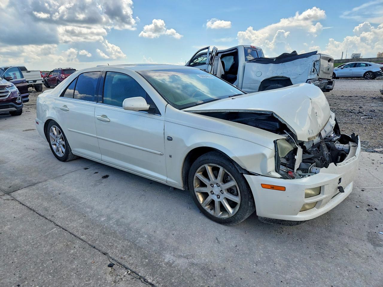 2006 Cadillac Sts White vin: 1G6DW677460125097