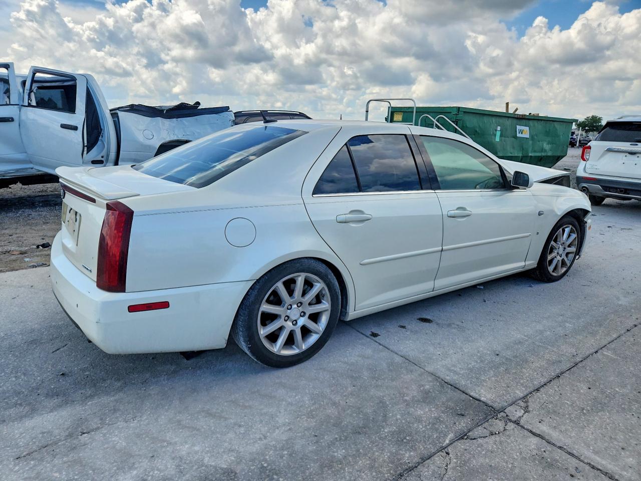 2006 Cadillac Sts White vin: 1G6DW677460125097