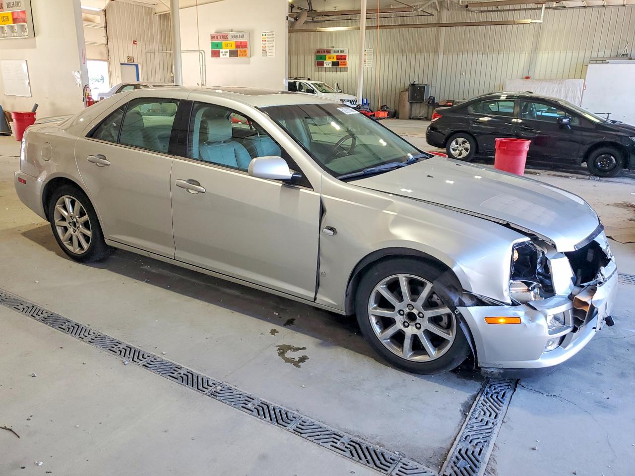 2007 Cadillac Sts Silver vin: 1G6DW677470121889