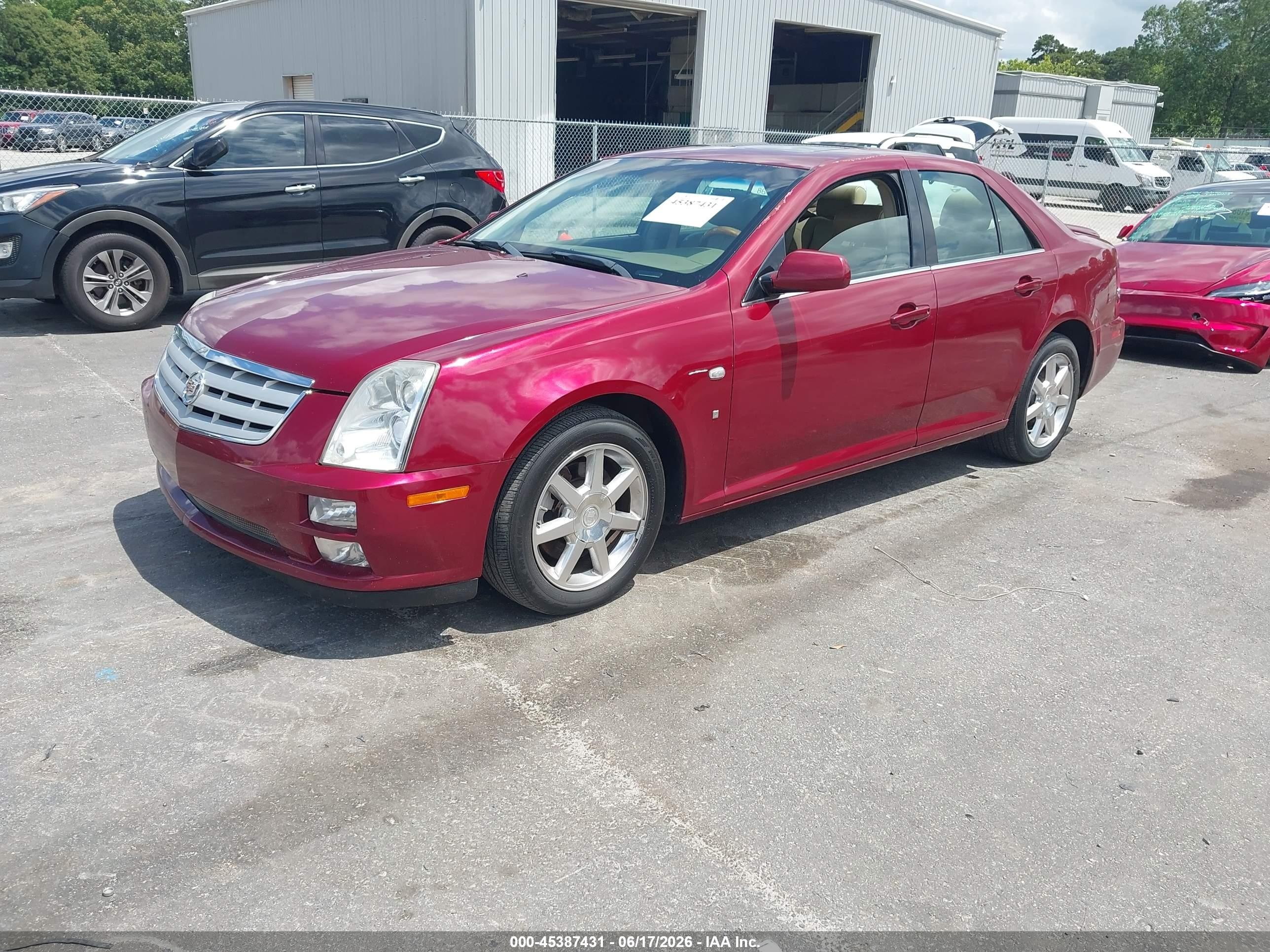 2006 Cadillac Sts V6 Red vin: 1G6DW677560186359