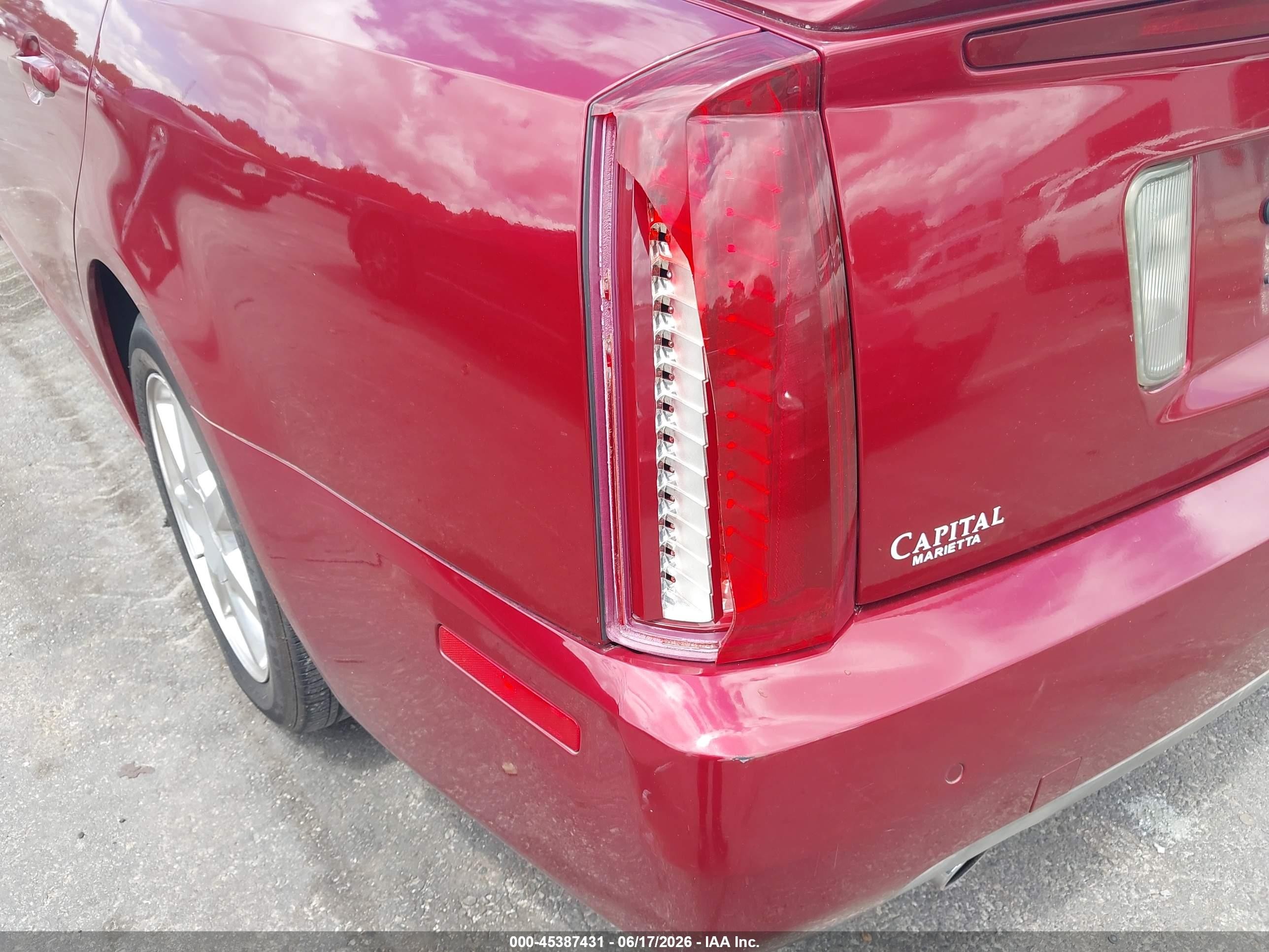 2006 Cadillac Sts V6 Red vin: 1G6DW677560186359
