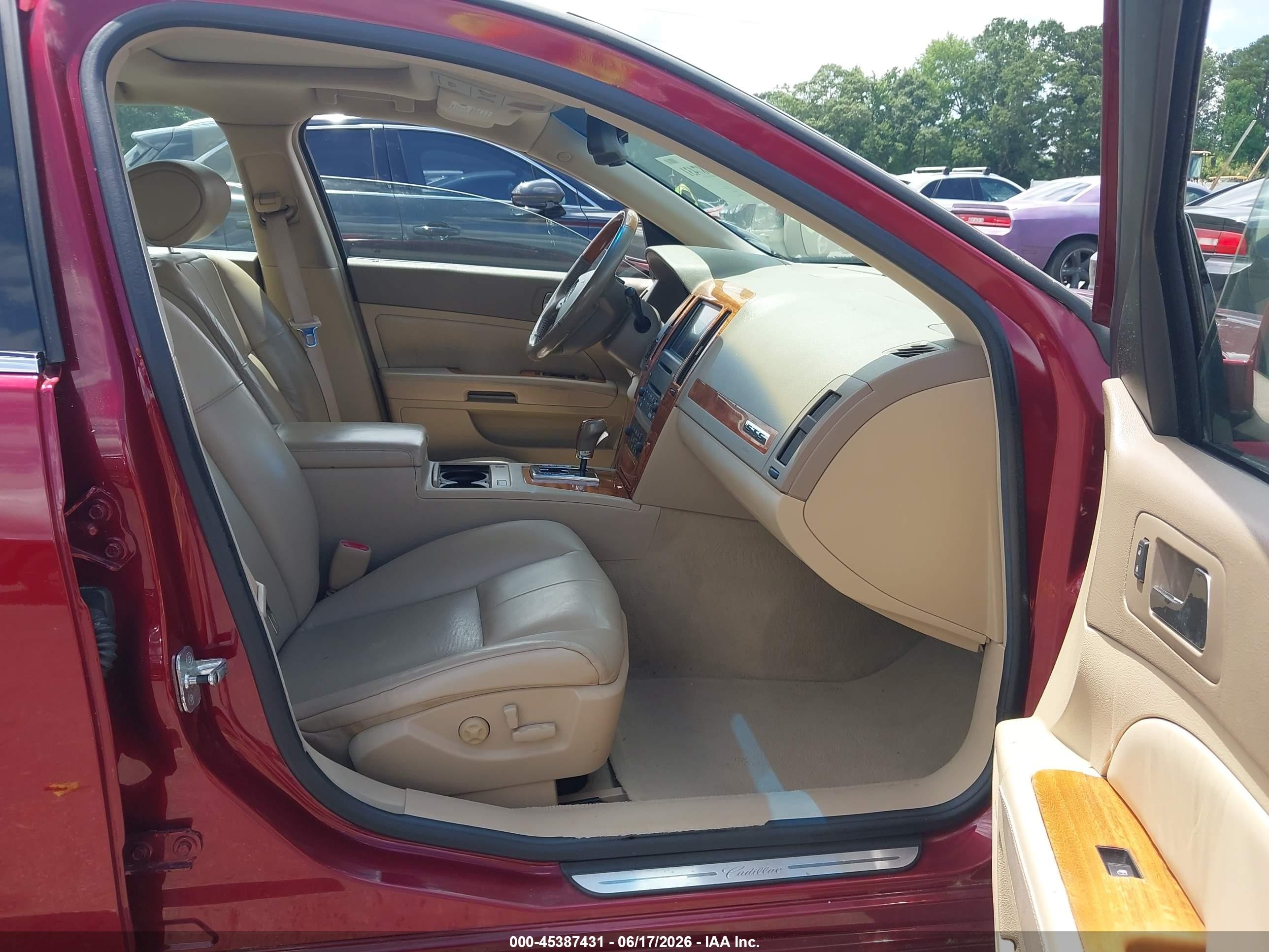 2006 Cadillac Sts V6 Red vin: 1G6DW677560186359