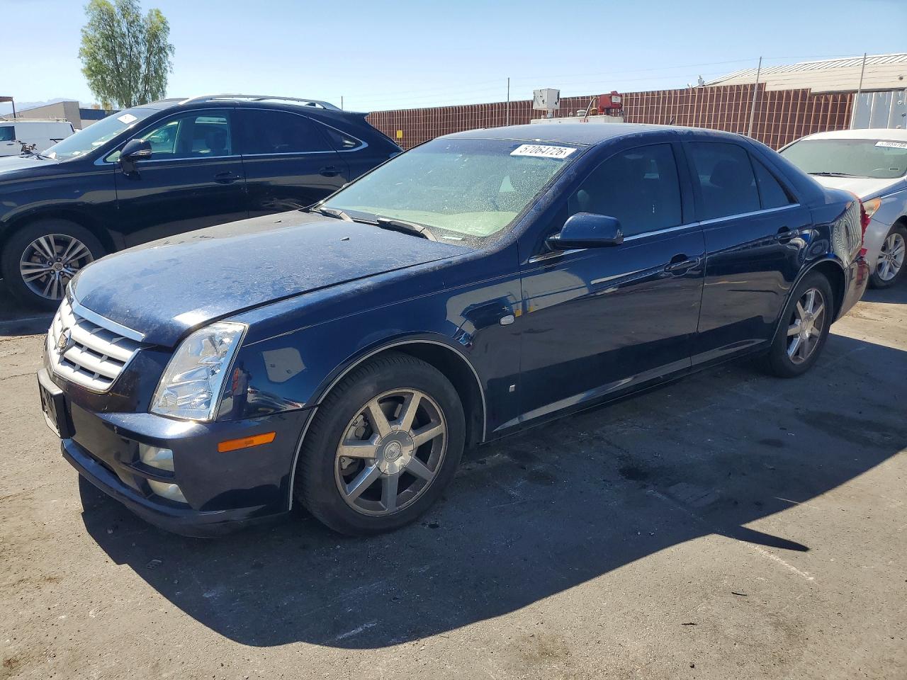 2006 Cadillac Sts Blue vin: 1G6DW677660148221