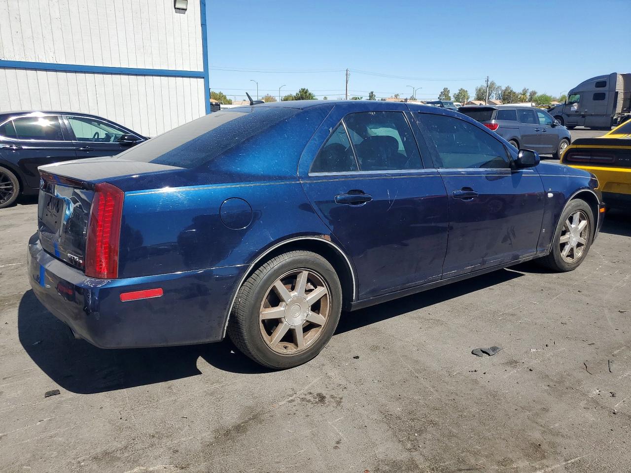 2006 Cadillac Sts Blue vin: 1G6DW677660148221