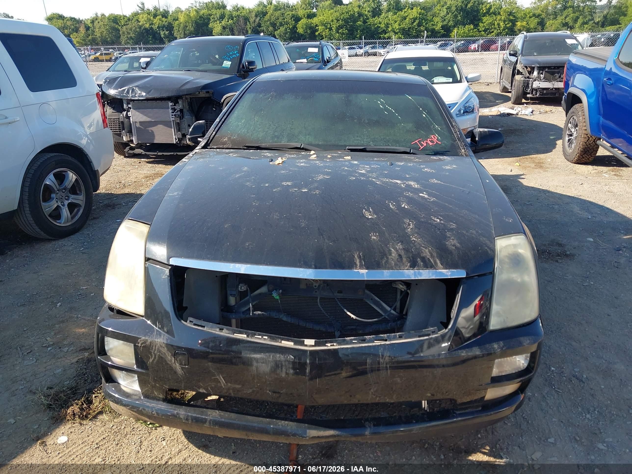 2005 Cadillac Sts V6 Black vin: 1G6DW677750146069