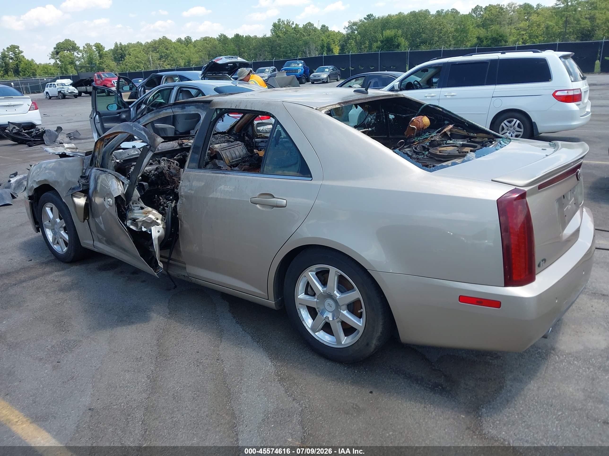 2006 Cadillac Sts V6 Brown vin: 1G6DW677760157302