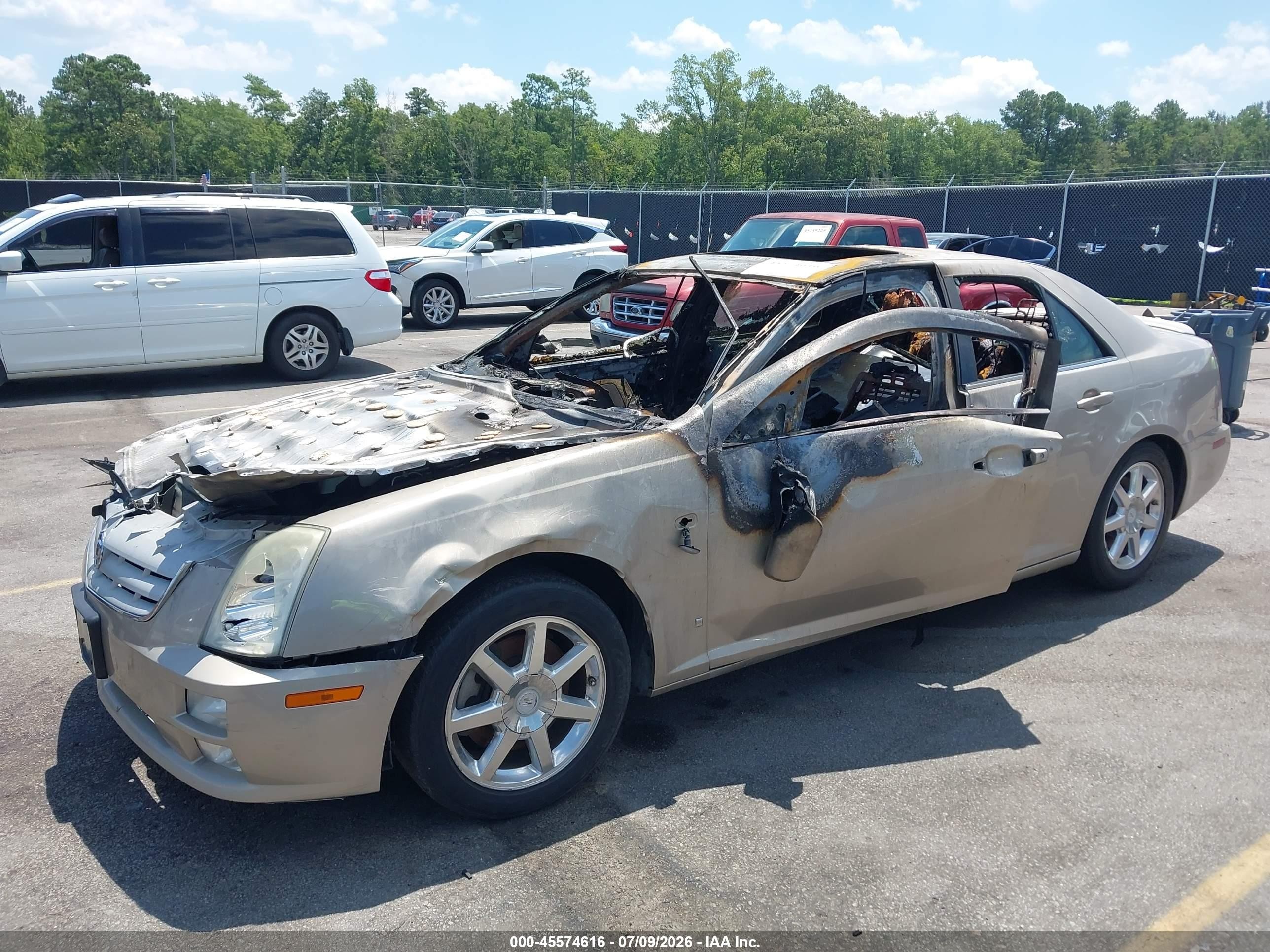 2006 Cadillac Sts V6 Brown vin: 1G6DW677760157302