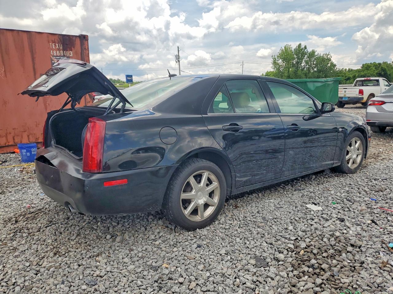 2005 Cadillac Sts Черный vin: 1G6DW677850155265