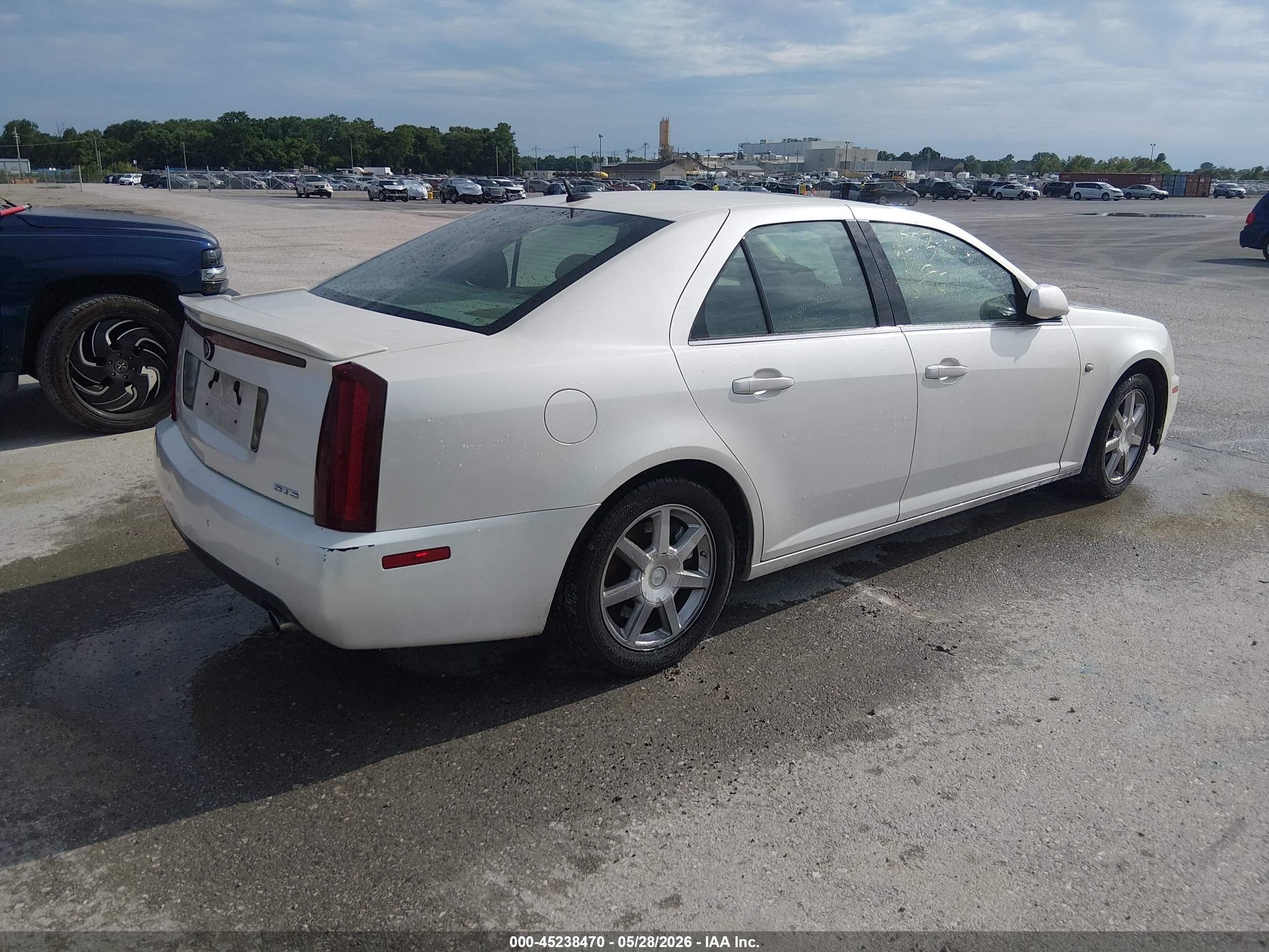 2005 Cadillac Sts V6 White vin: 1G6DW677850176262