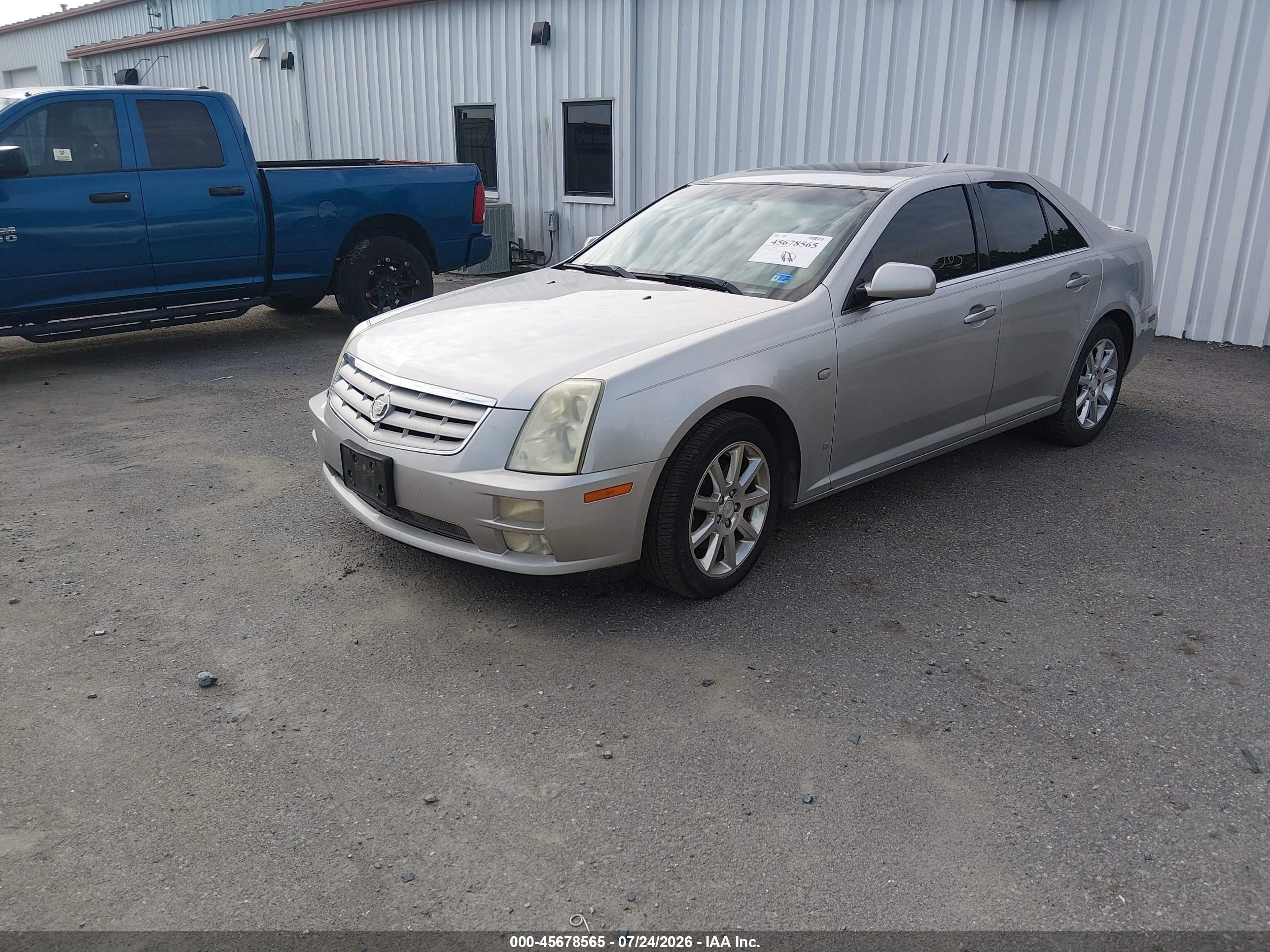 2006 Cadillac Sts V6 Silver vin: 1G6DW677860127600