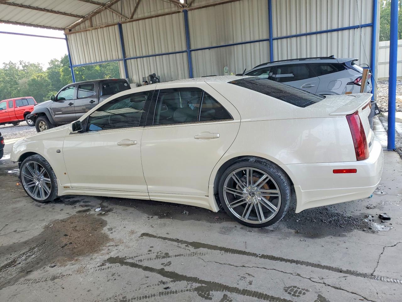 2006 Cadillac Sts White vin: 1G6DW677860142744
