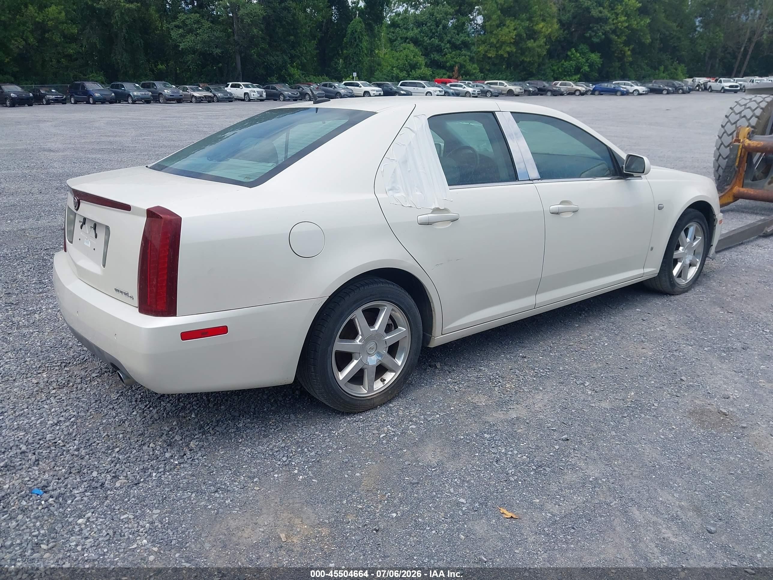 2007 Cadillac Sts V6 White vin: 1G6DW677870192741